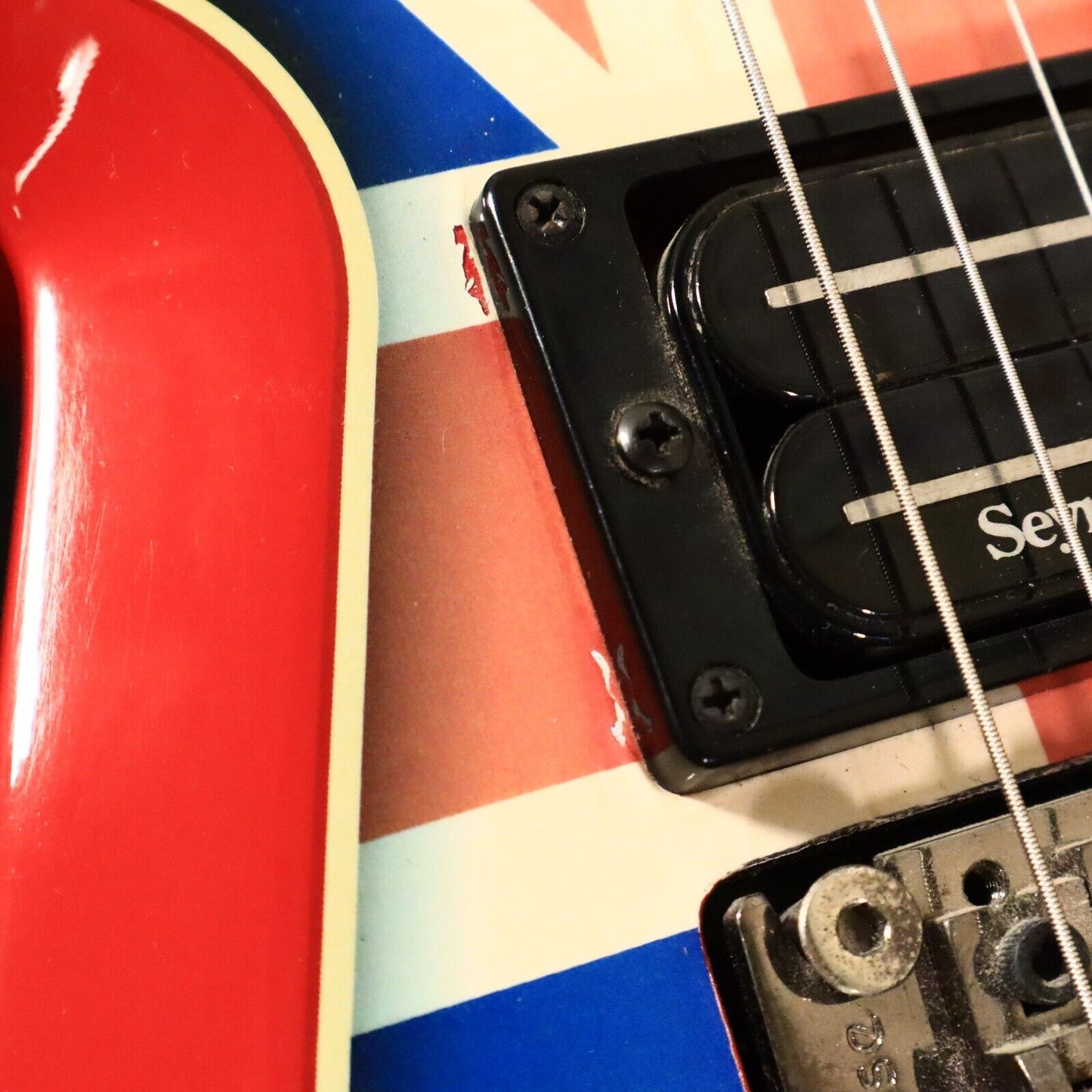 Dean Dime Dimebag Darrell Razorback 255 Union Jack England UK Electric Guitar