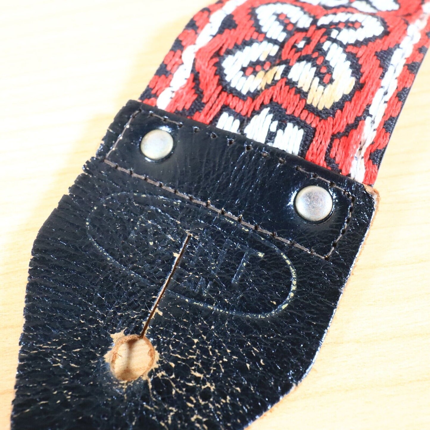 Vtg Kent Hippie Hootenanny Woven Guitar Strap Made in Japan