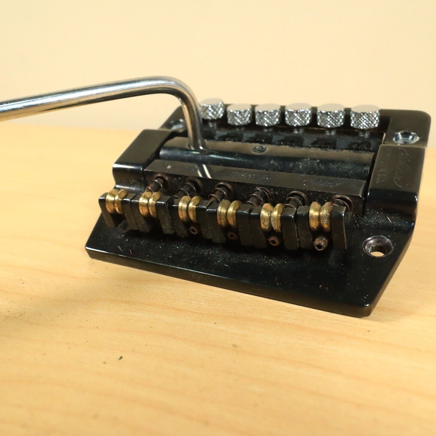 80’s Kahler 2300 Tremolo Bridge Vibrato Black Flyer USA American Black