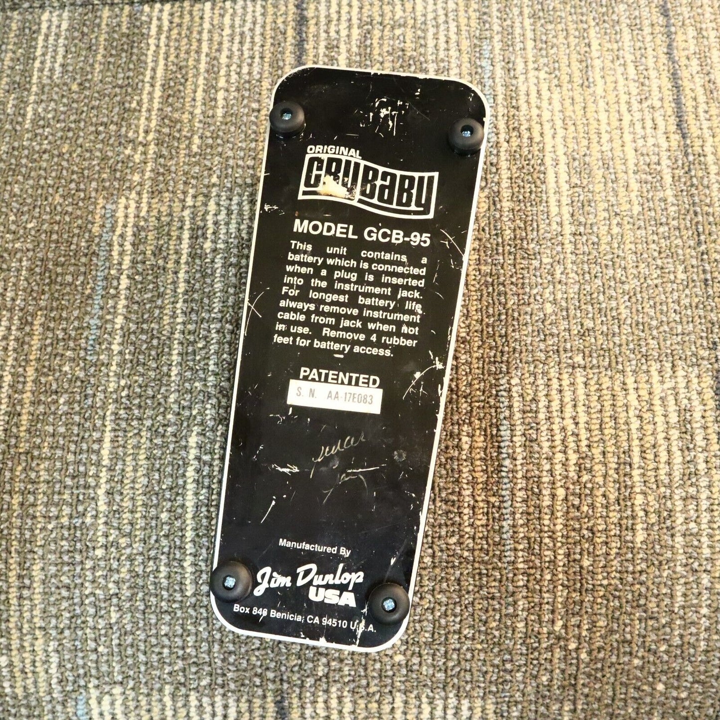 1990s Jim Dunlop GCB-95 CRYBABY Wah Wah Pedal