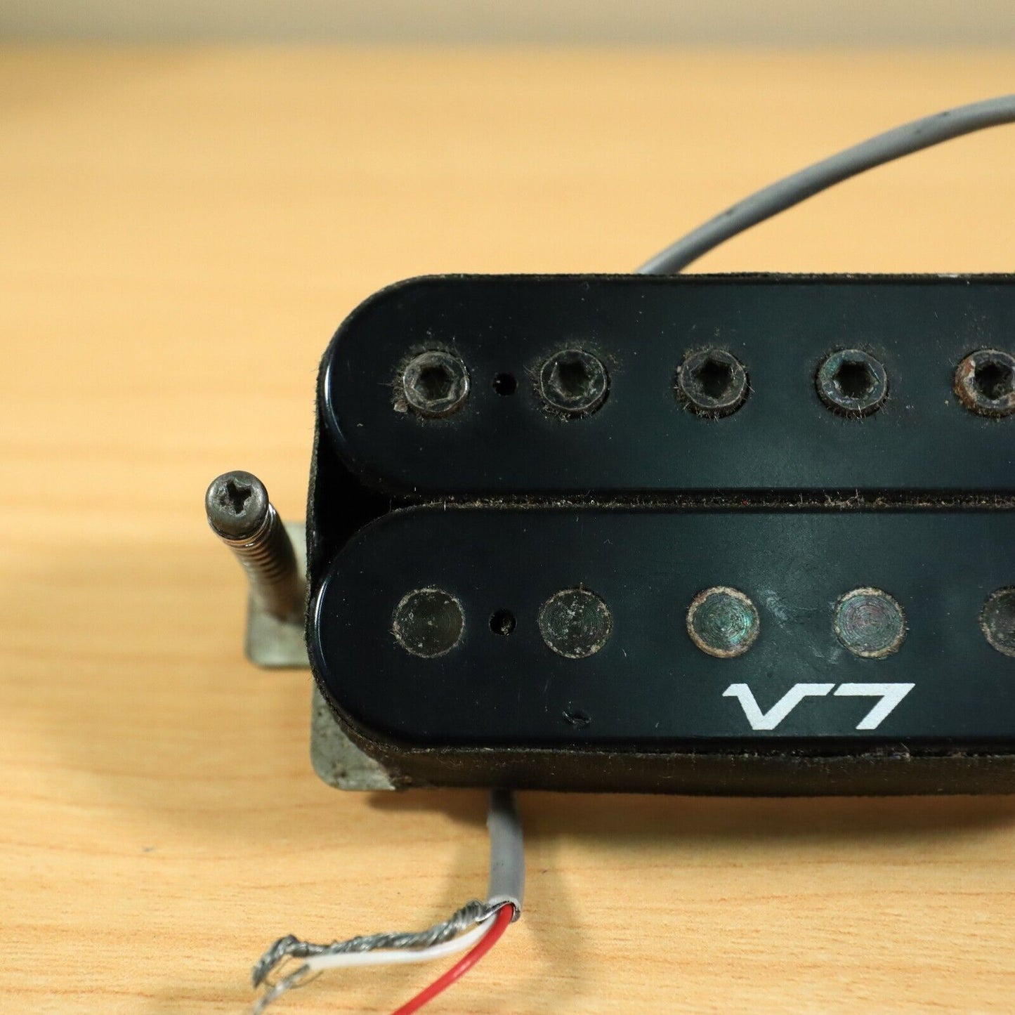 1990's Japan Ibanez RG Series V7 Black Neck Humbucker Guitar Pickup 4.68ohms