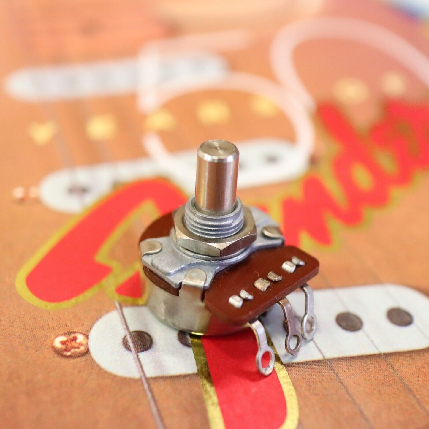 1986 Fender Telecaster AVRI CTS Pot NOS 250K Solid Shaft Guitar Potentiometer