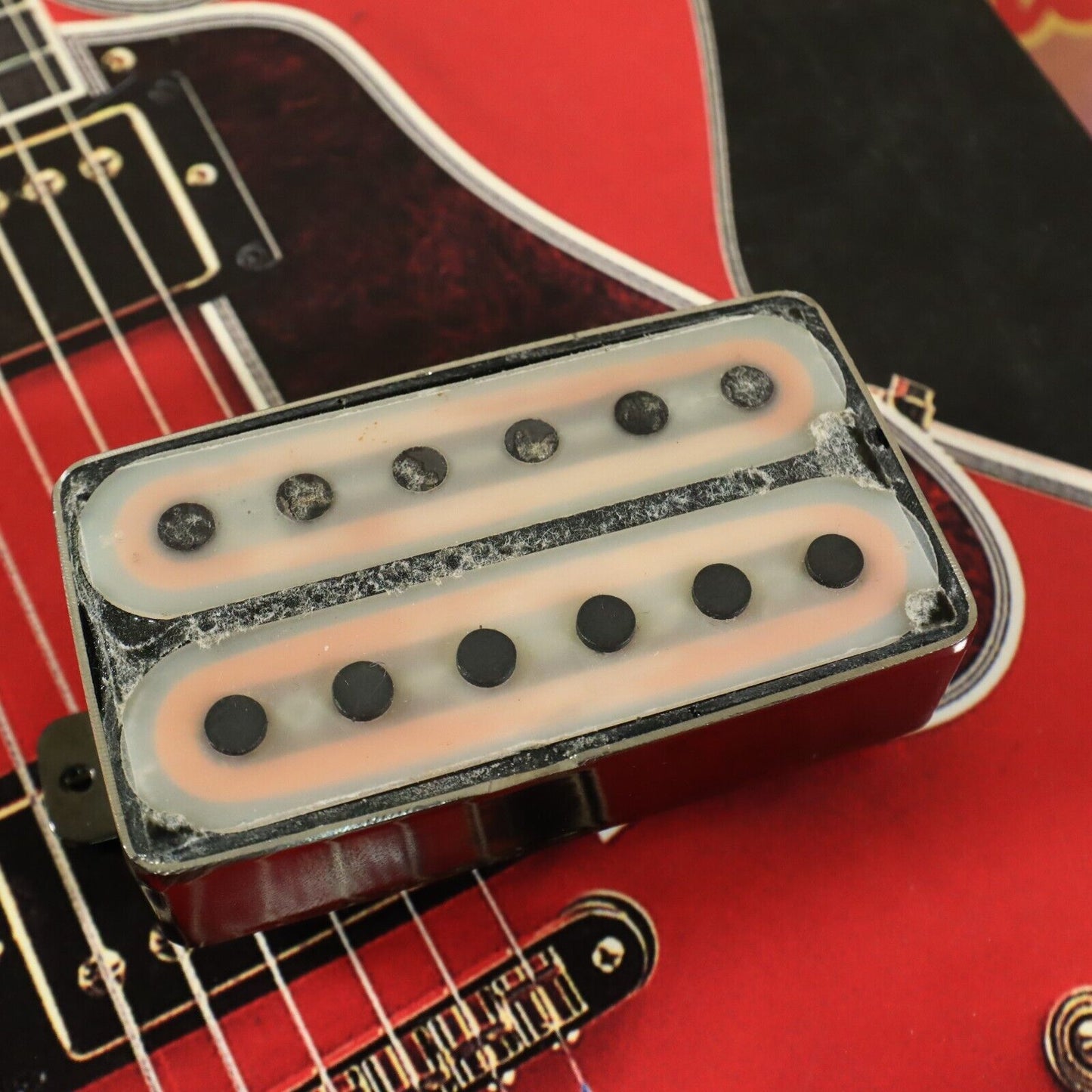 2011 EMG JH James Hetfield Neck Humbucker Exposed Black Chrome Pickup