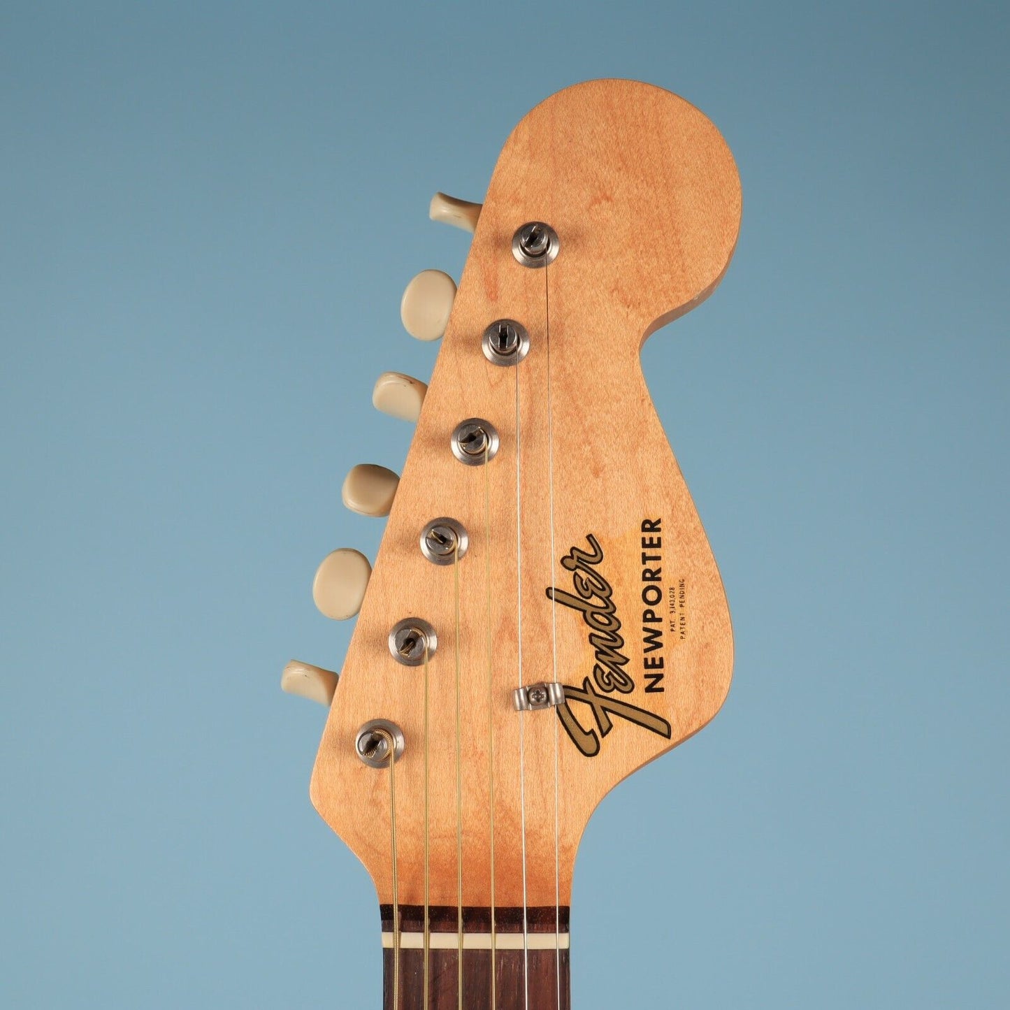 1960s Vintage Fender Newporter Acoustic Guitar Mahogany w/ Case Excellent Con.