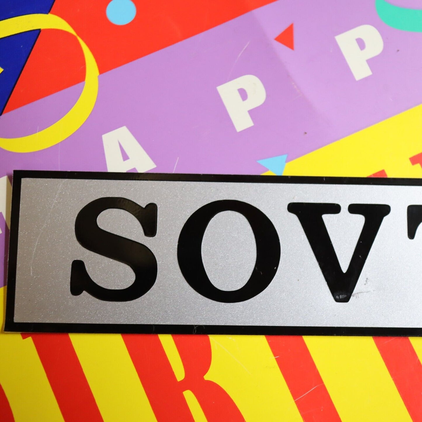 Sovtek Made in Russia Amplifier Amp Faceplate Face Plate 2x10 in