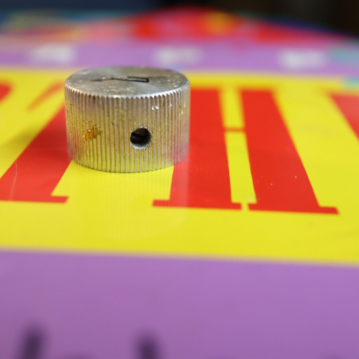 1970s Gretsch Guitar Silver Arrow G Logo Knob