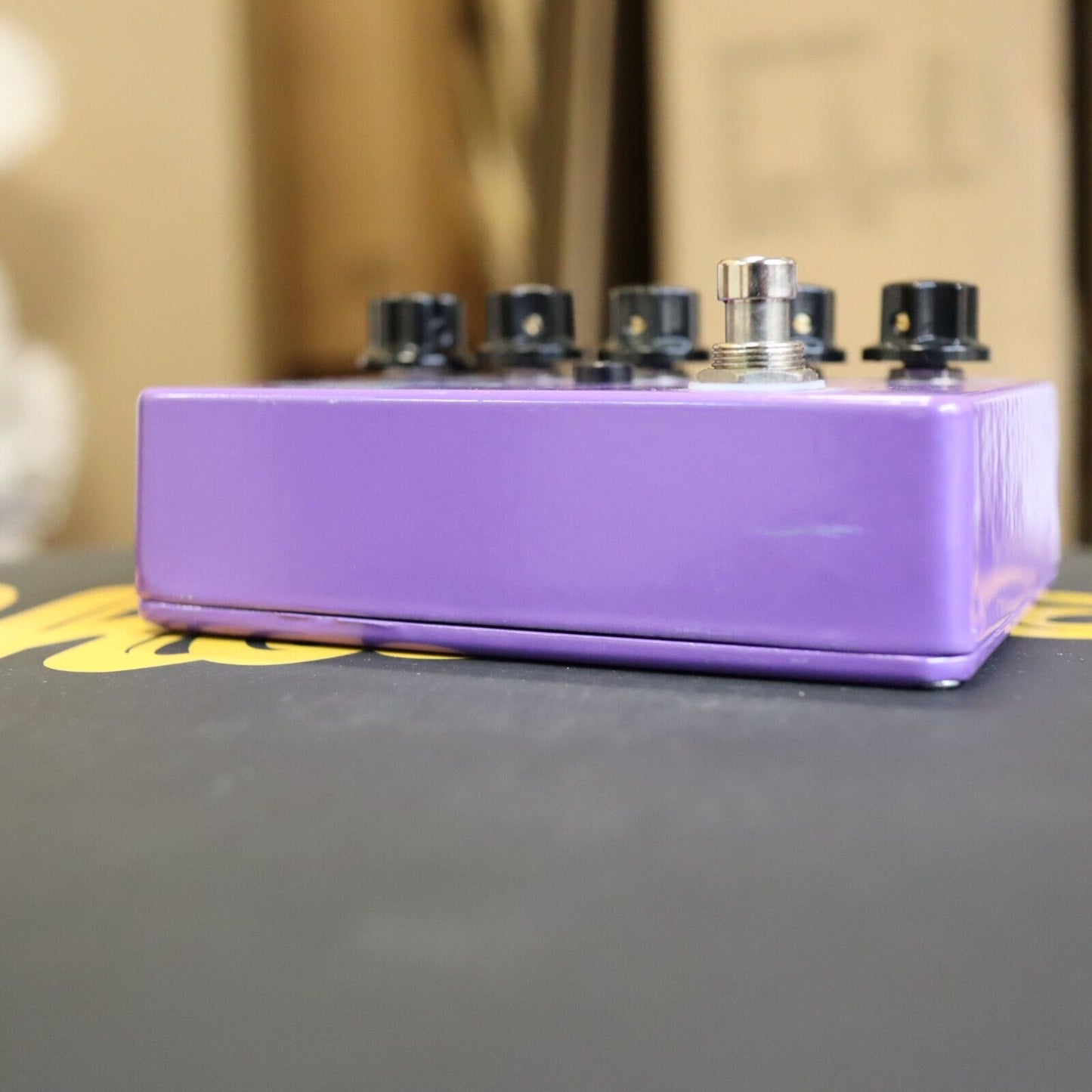 2008 V1 SubDecay Quasar Phase Shifter Guitar Purple USA Made Pedal Hand Signed