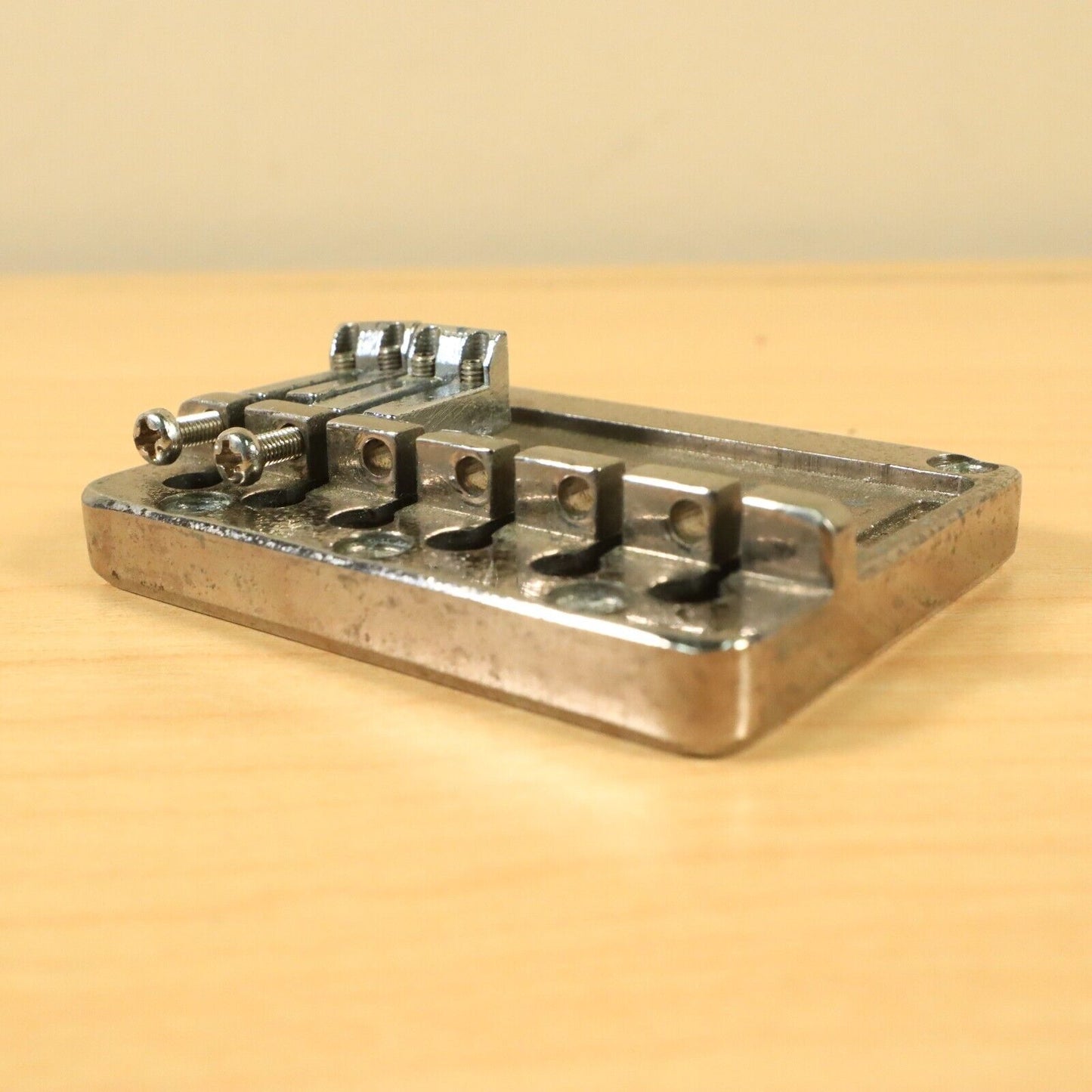 1980 Aria Pro II ZZ Guitar Recessed Bridge Plate Hardtail Vintage Part Japan