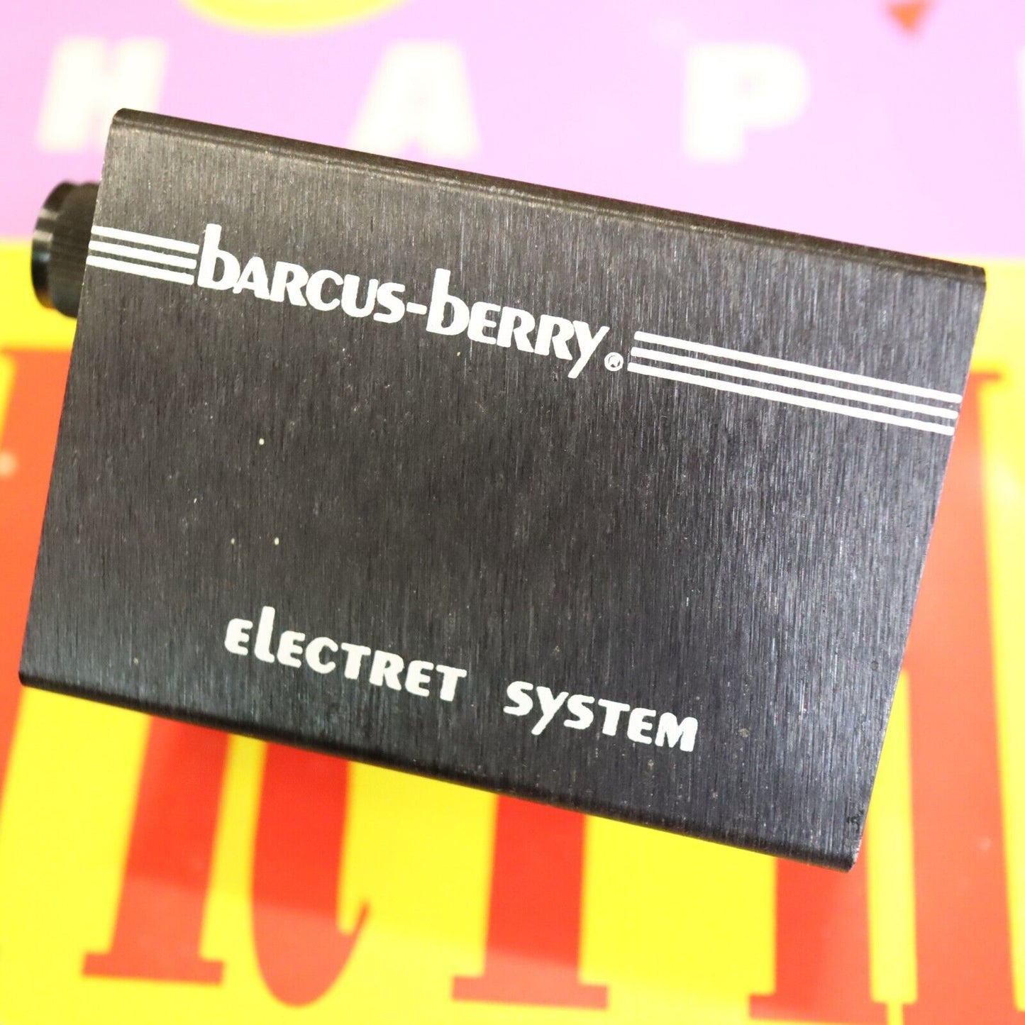 Barcus-Berry Transducer Microphone Clip On Instrument Electret Active Pre-Amp