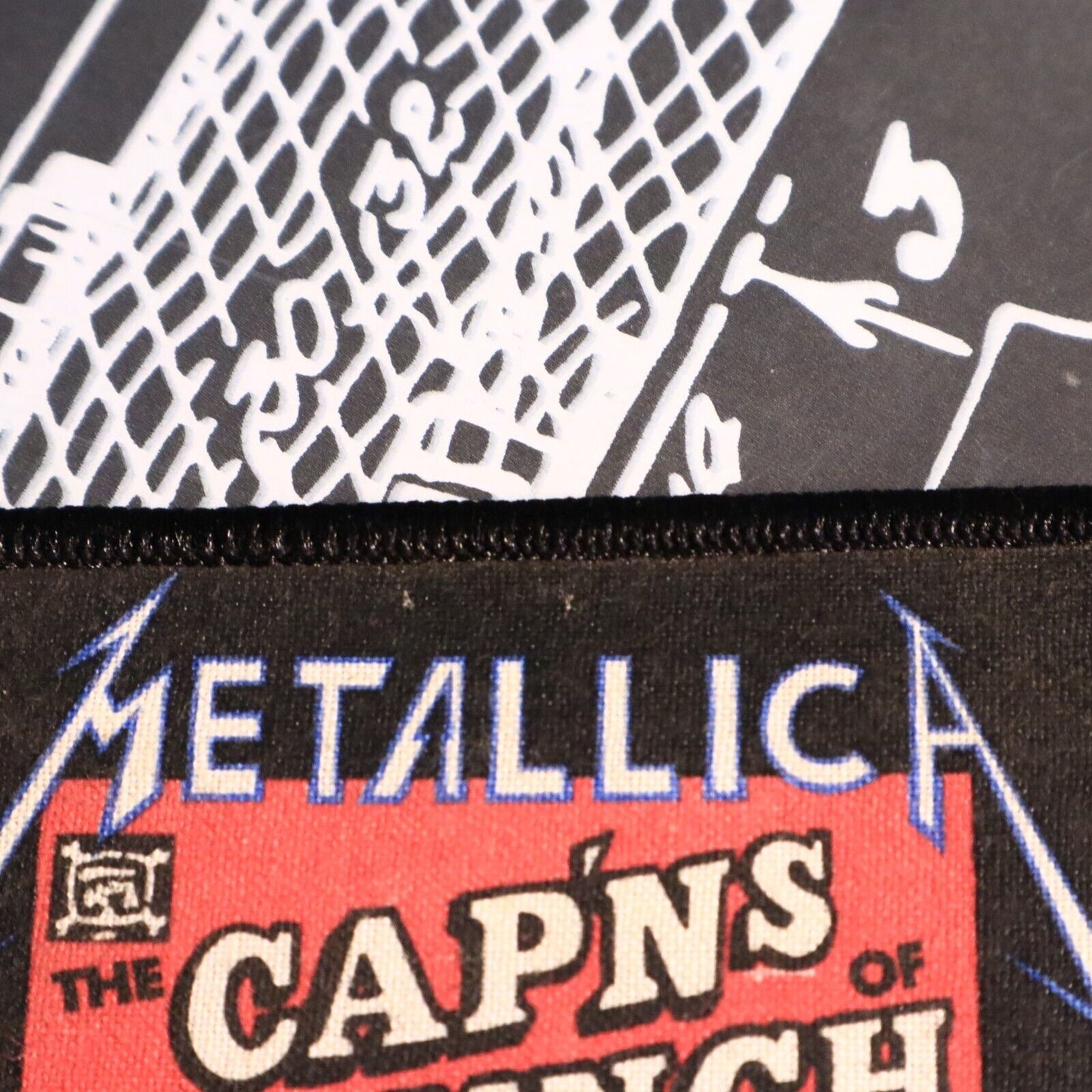 Metallica Cap'ns of Crunch Iron-On Patch Vintage
