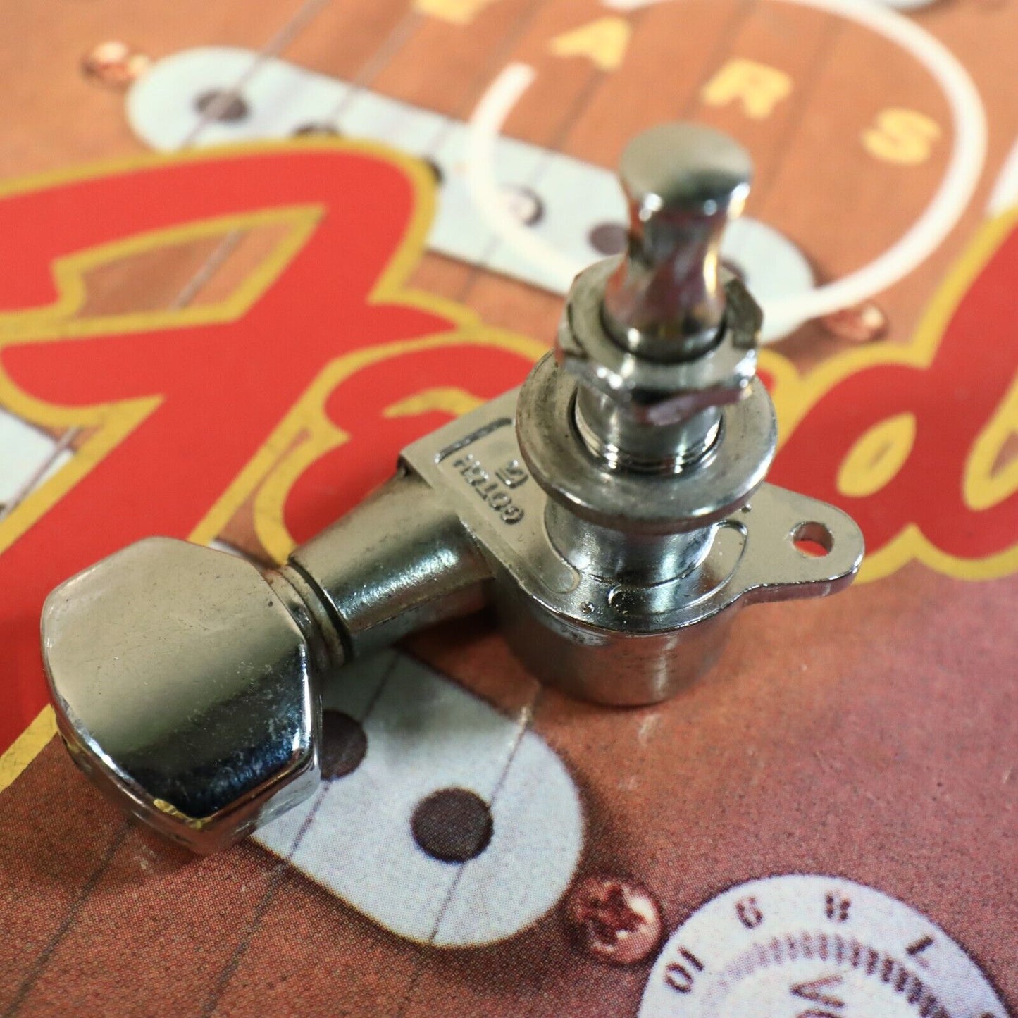 1 Fender Gotoh Brown Stratocaster Squier Japan Machine Head Tuner Tuning Inline