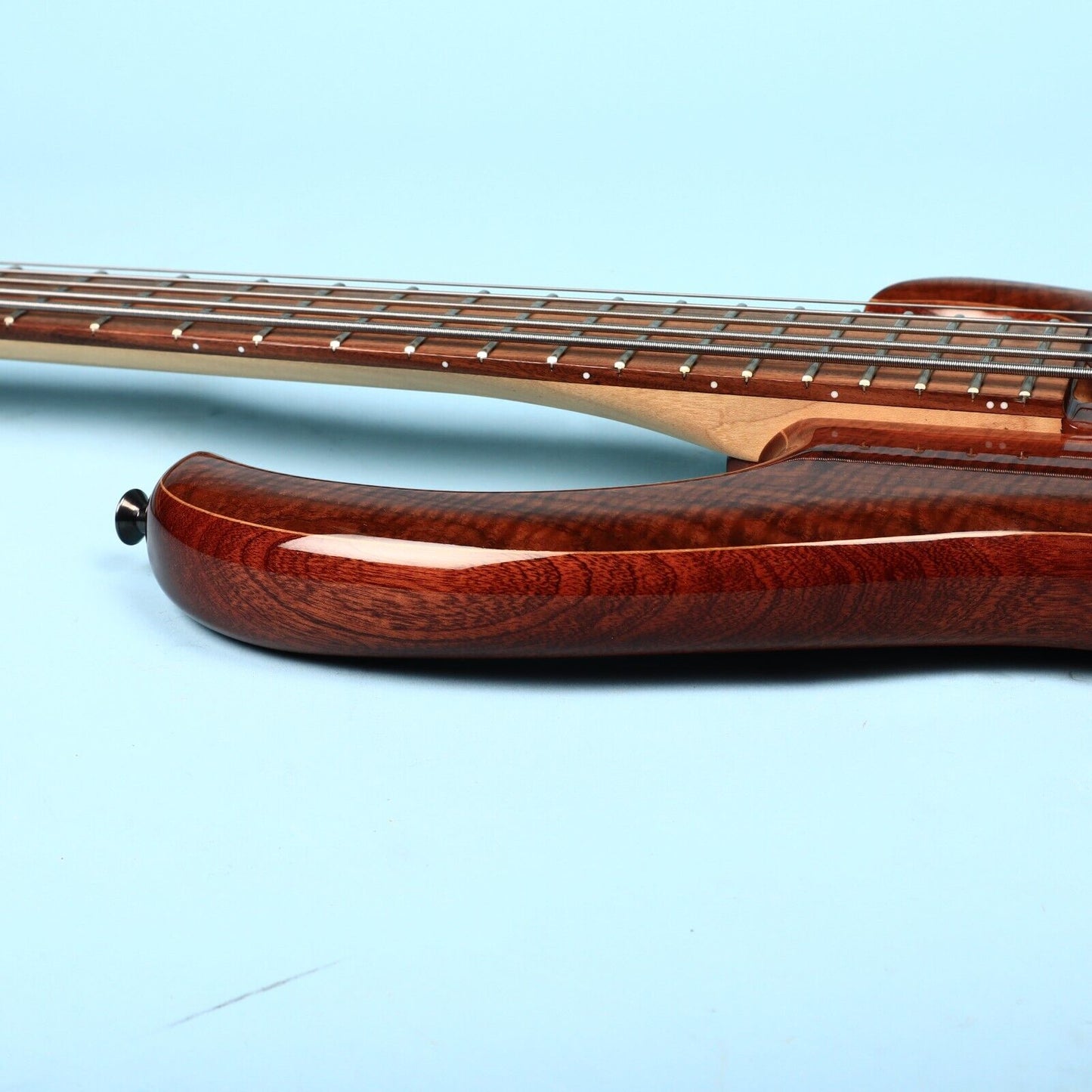 Skjold Exotic Custom Curly Walnut 5 String Bass Guitar