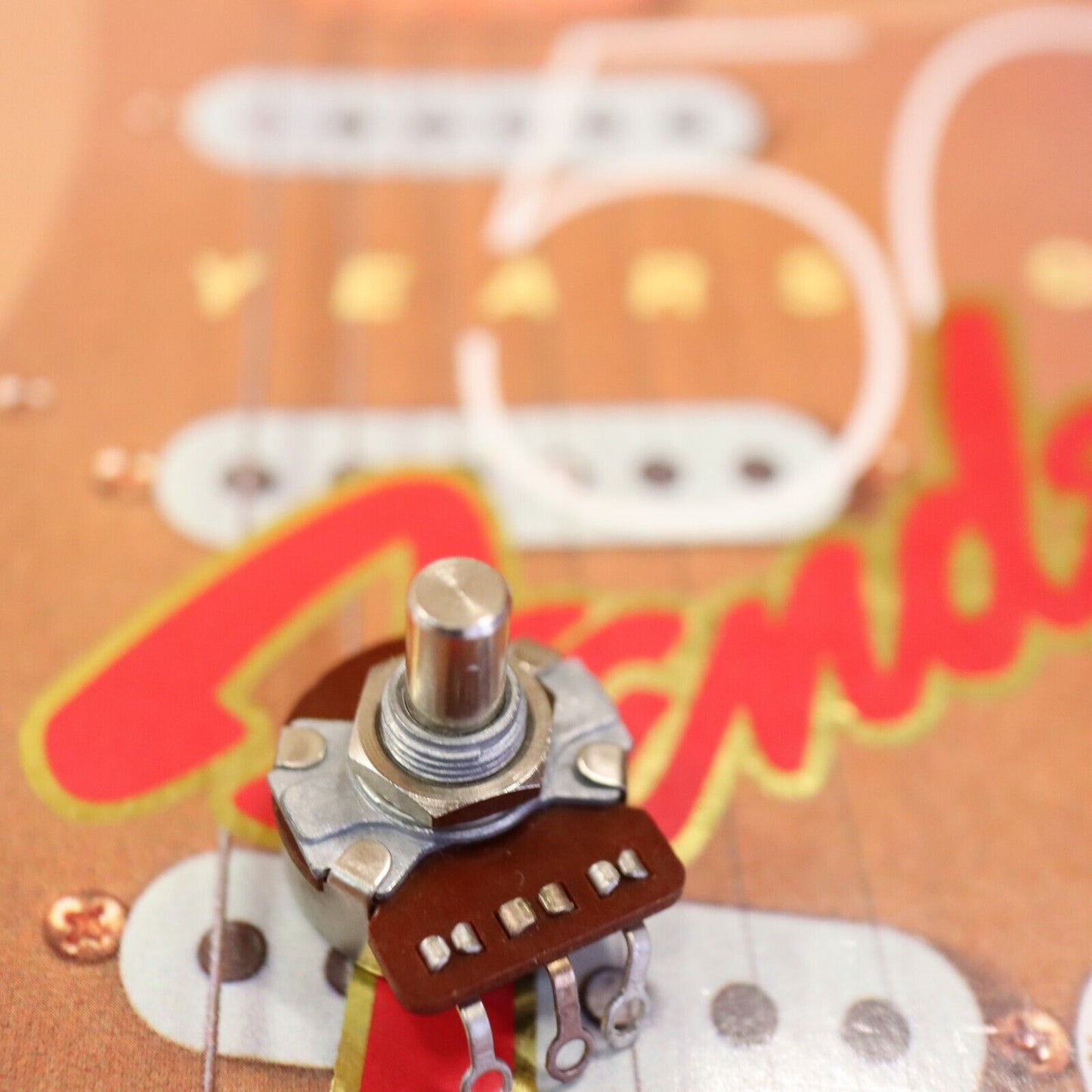1986 Fender Telecaster AVRI CTS Pot NOS 250K Solid Shaft Guitar Potentiometer