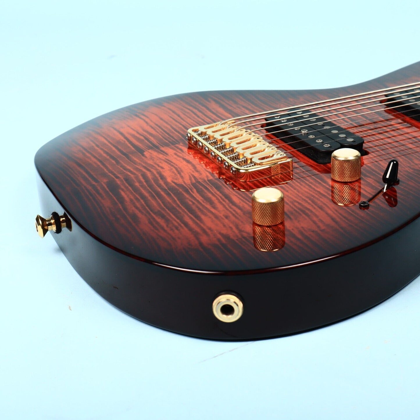 2016 Kiesel Carvin DC800 8 String Neck Thru Orangeburst Flamed