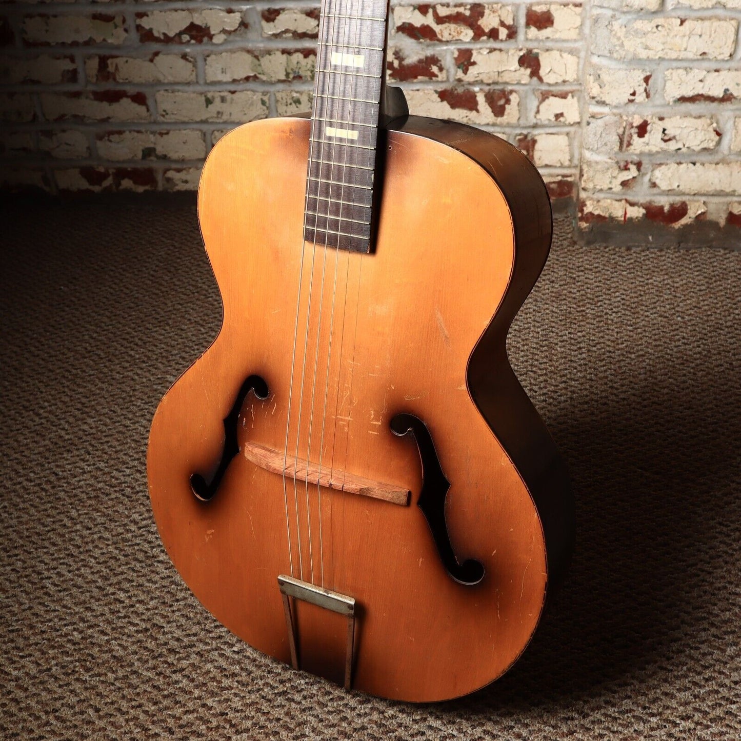 Vintage S.S. Stewart USA American Archtop Acoustic Guitar