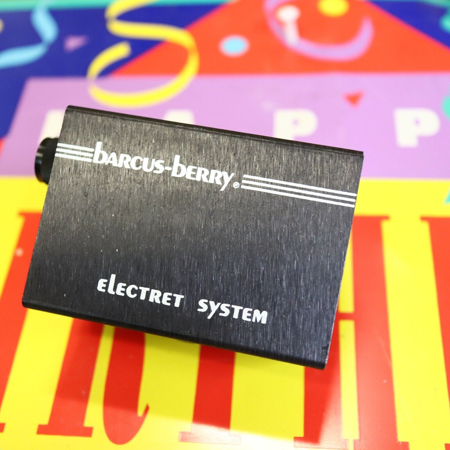 Barcus-Berry Transducer Microphone Clip On Instrument Electret Active Pre-Amp
