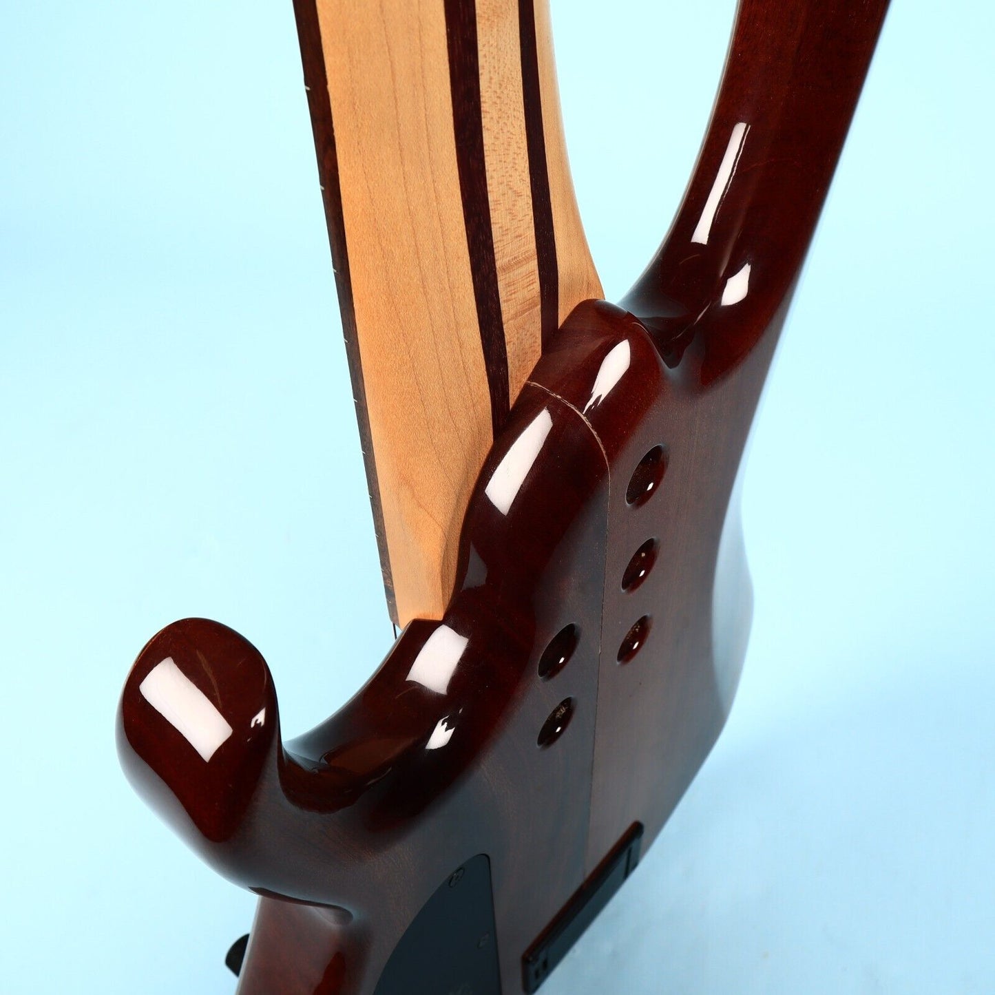 Skjold Exotic Custom Curly Walnut 5 String Bass Guitar