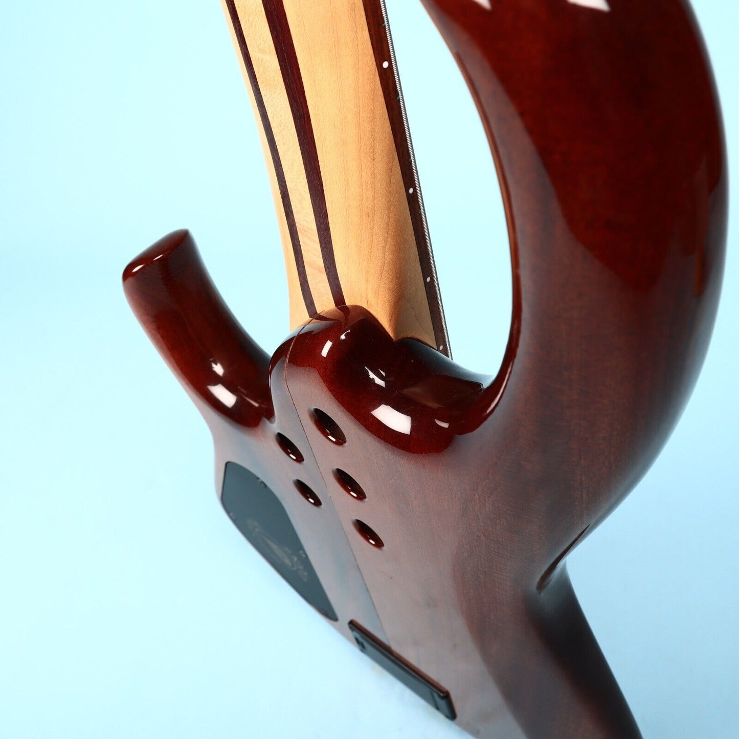 Skjold Exotic Custom Curly Walnut 5 String Bass Guitar