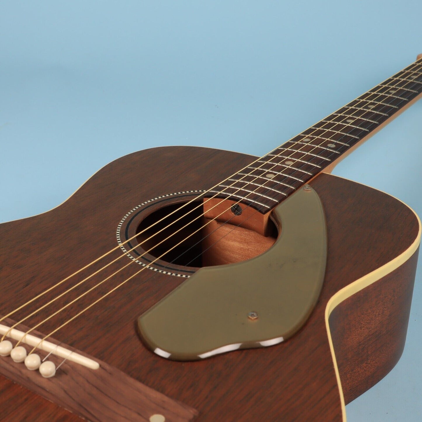 1960s Vintage Fender Newporter Acoustic Guitar Mahogany w/ Case Excellent Con.