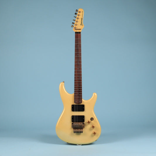 1986 Ibanez Roadstar II RG652 Pearl w/ Edge Tremolo White Electric Guitar
