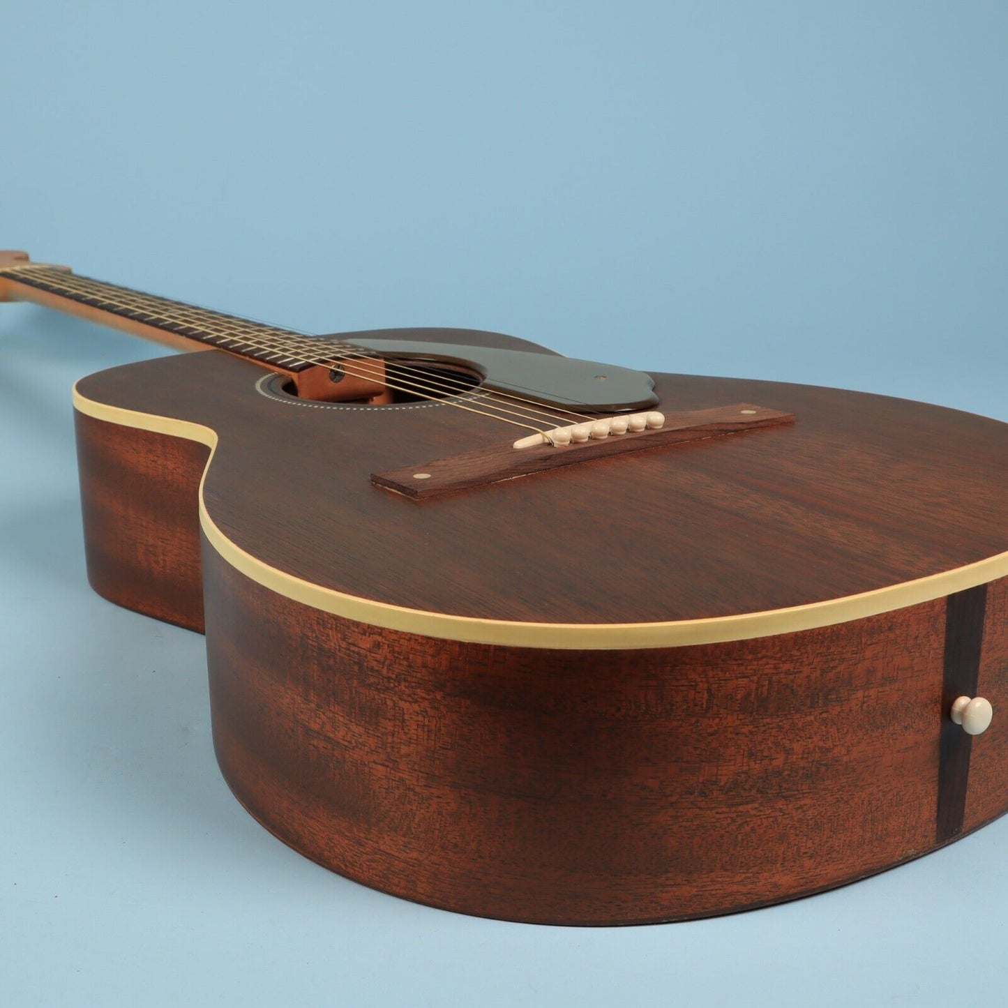 1960s Vintage Fender Newporter Acoustic Guitar Mahogany w/ Case Excellent Con.