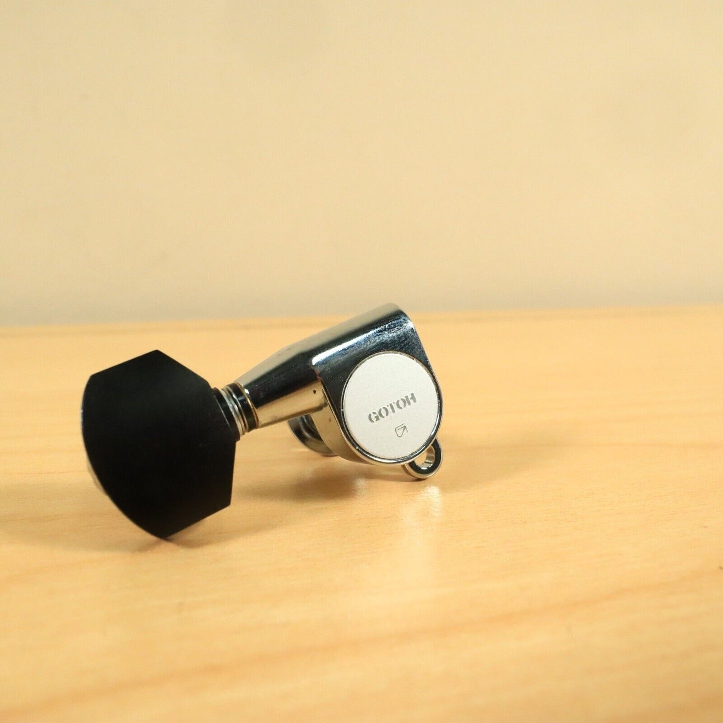 Gotoh SG360 Mini 3x3 Schaller Style Chrome Tuning Black Buttons Japan