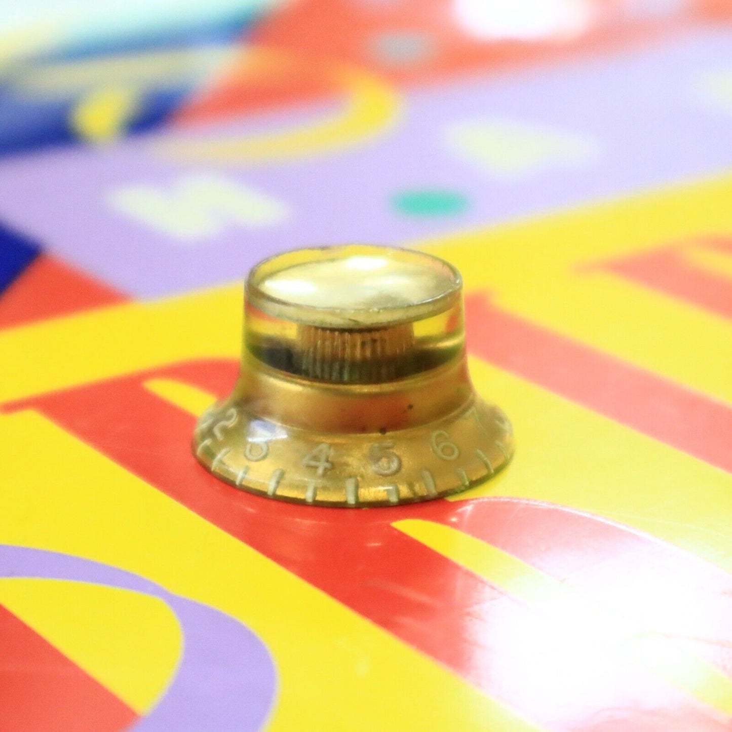 Vintage Gibson Gold Bell Top Hat Volume Knob for Electric Guitars - Single Item