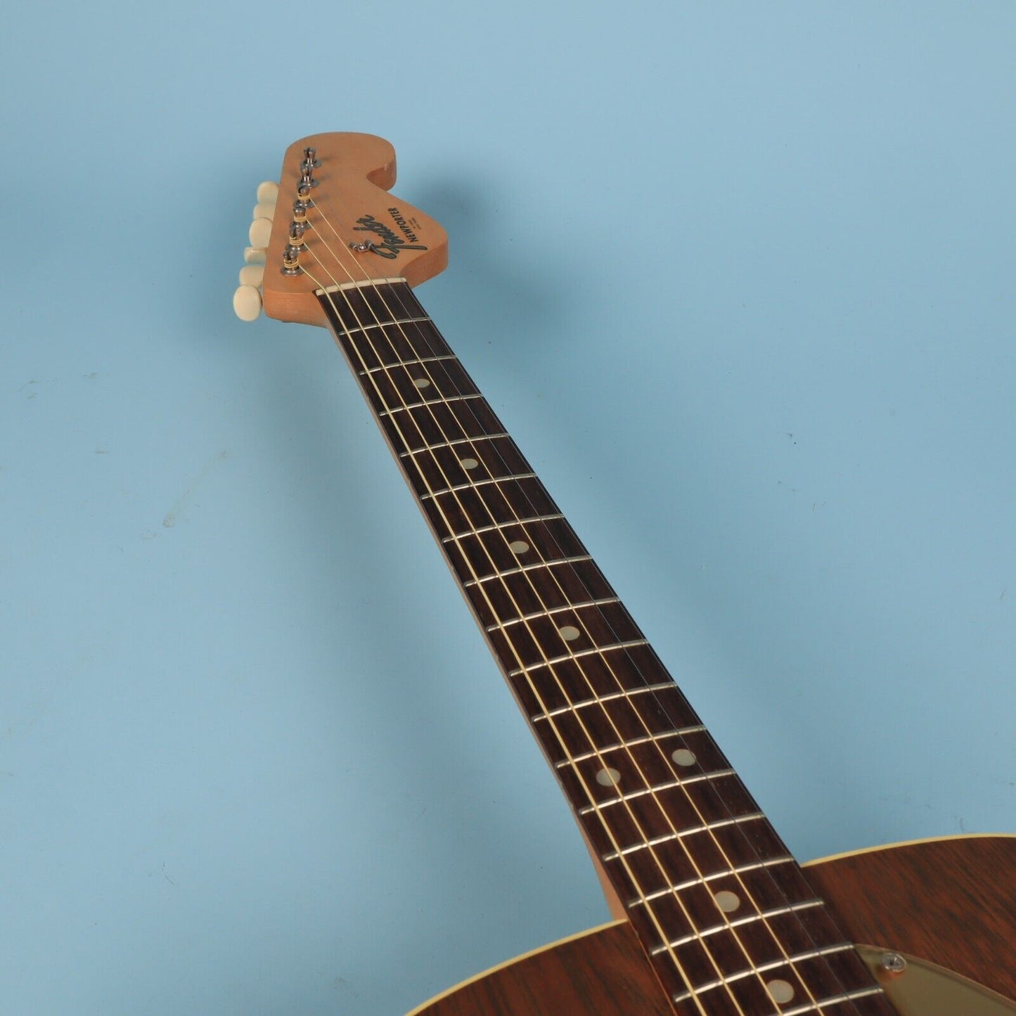 1960s Vintage Fender Newporter Acoustic Guitar Mahogany w/ Case Excellent Con.