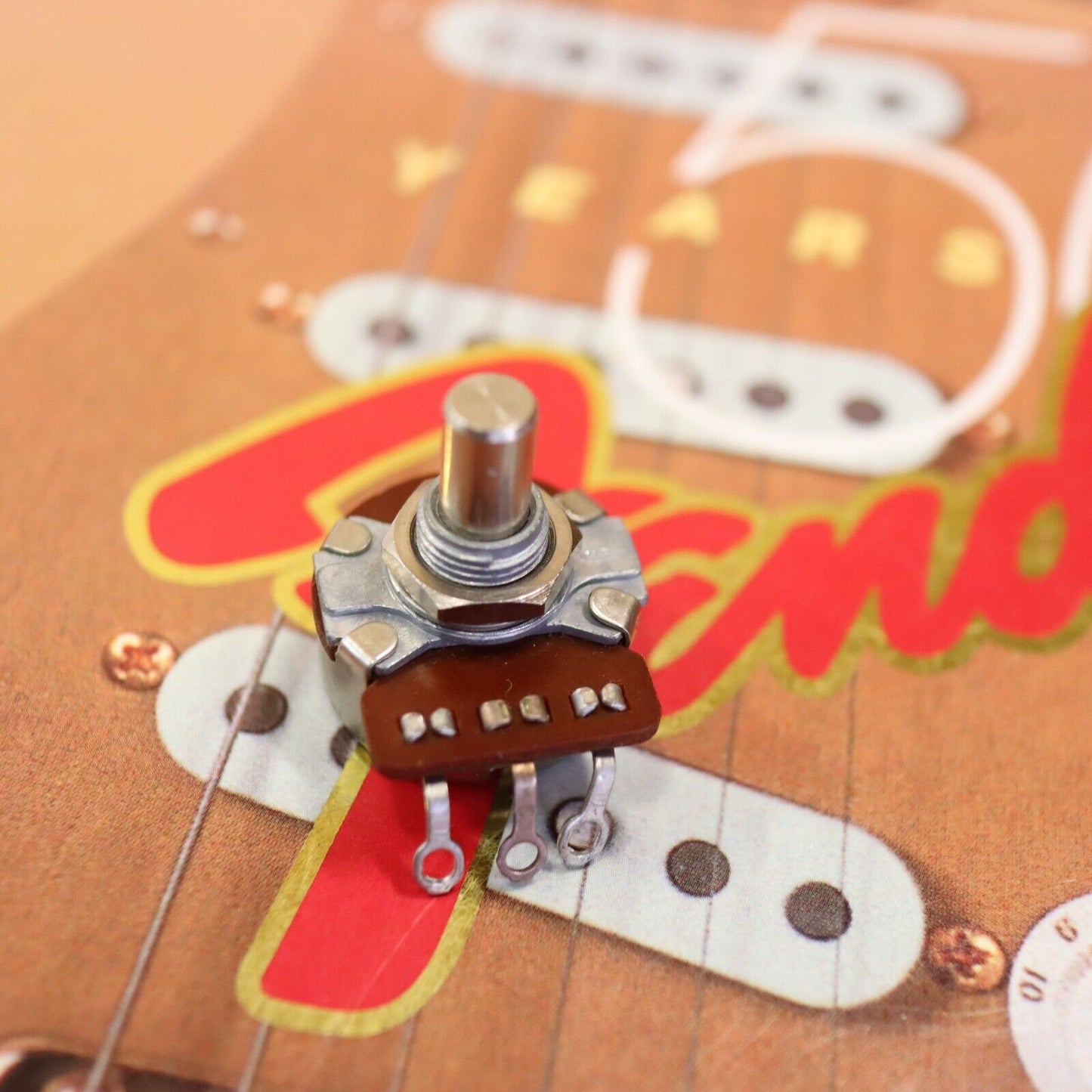 1986 Fender Telecaster AVRI CTS Pot NOS 250K Solid Shaft Guitar Potentiometer