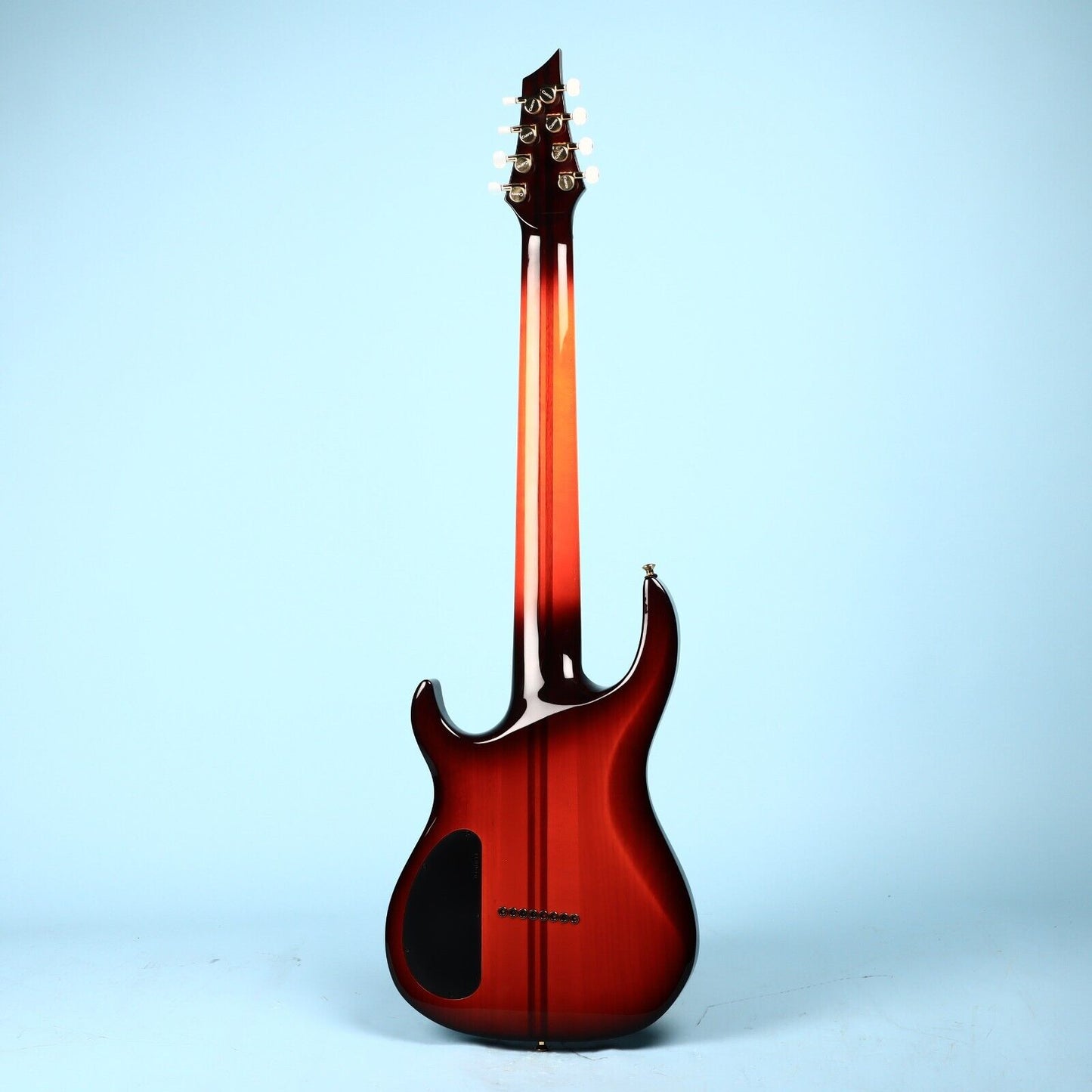 2016 Kiesel Carvin DC800 8 String Neck Thru Orangeburst Flamed