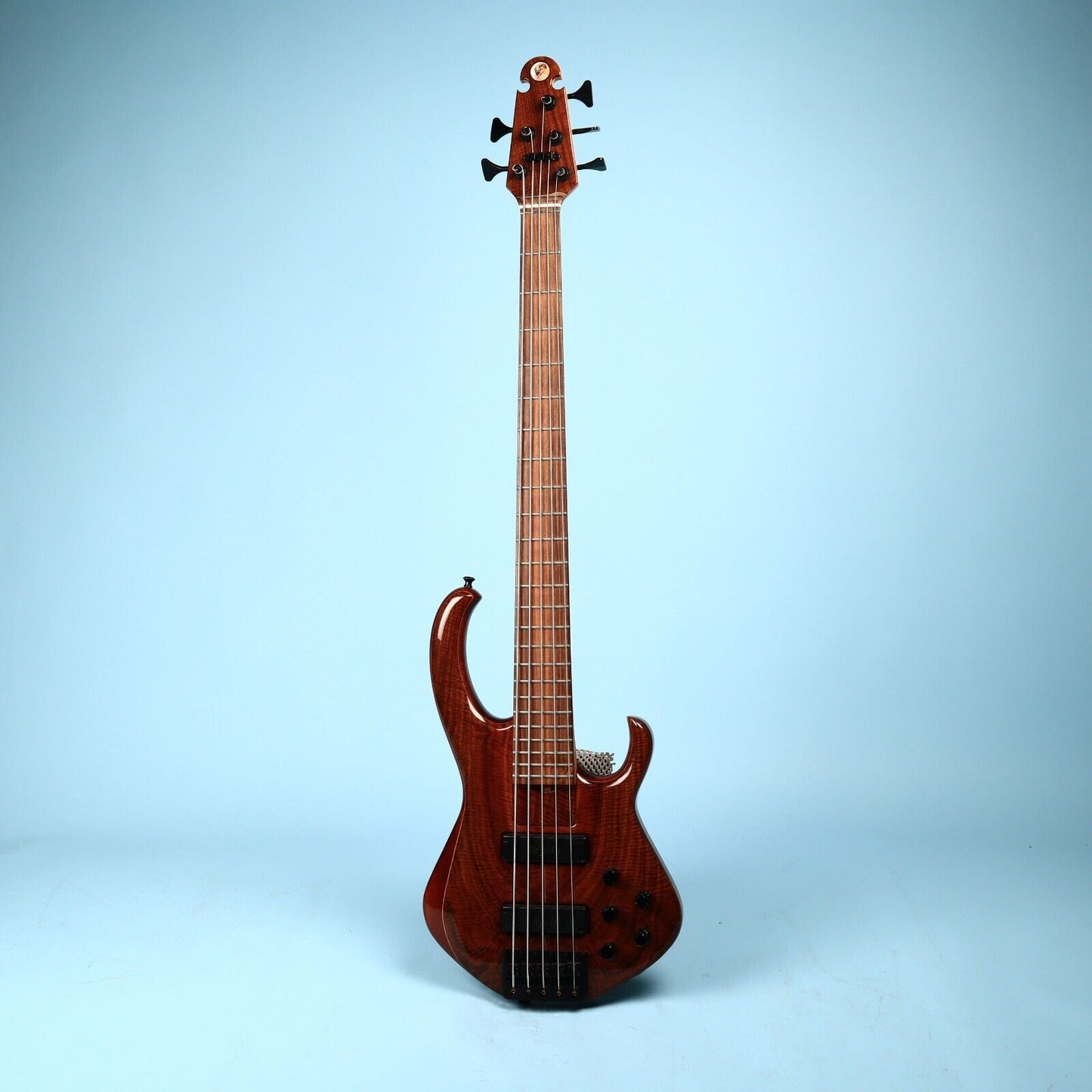 Skjold Exotic Custom Curly Walnut 5 String Bass Guitar