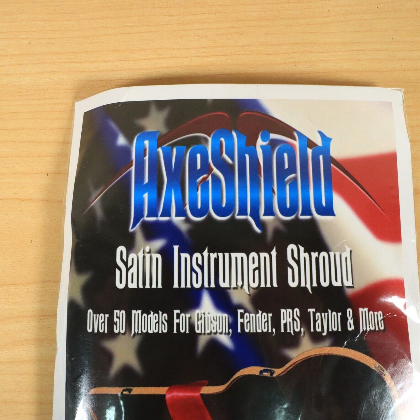 "AxeShield HD" Satin Protection Shroud ATTACHES To LES PAUL Case Black