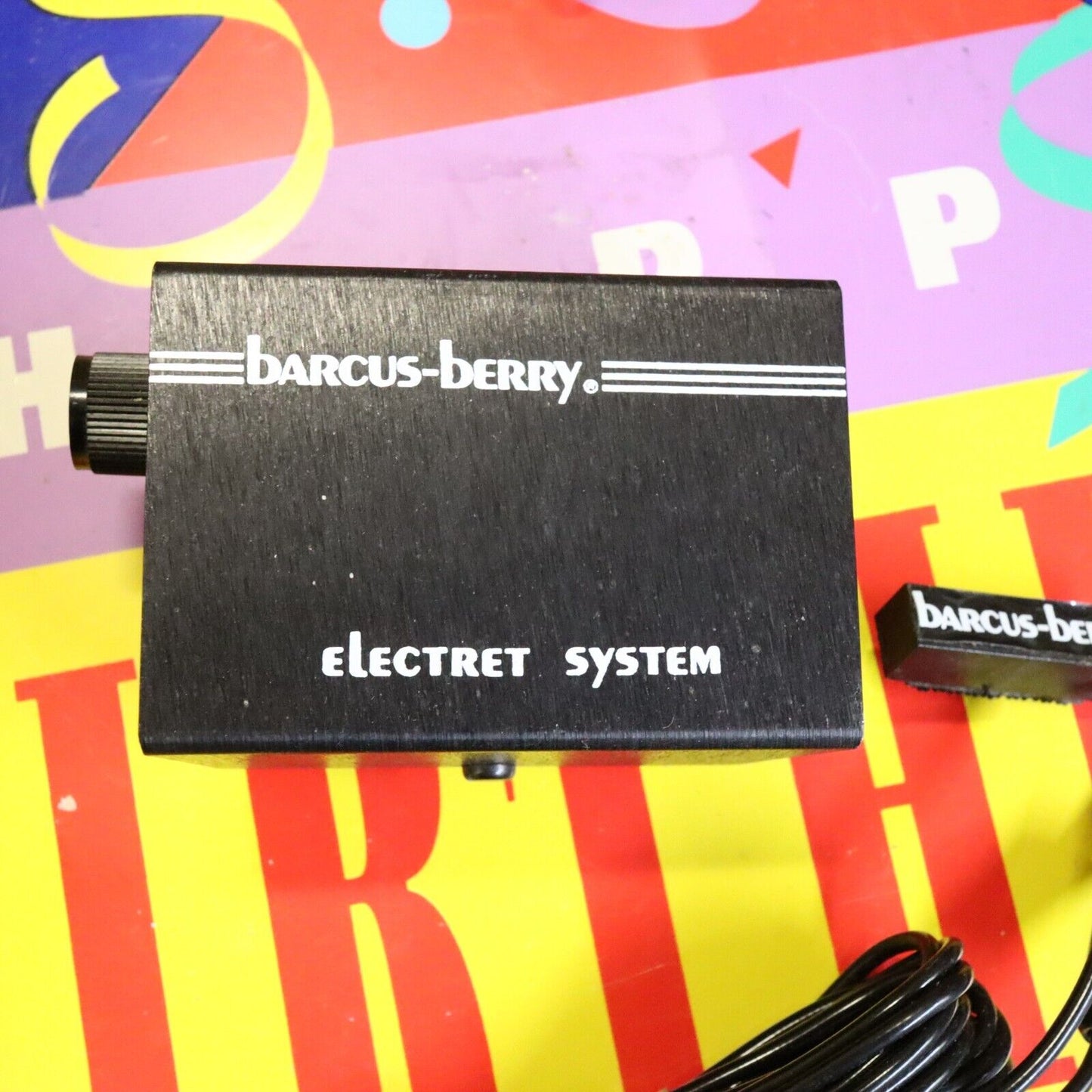Barcus-Berry Transducer Microphone Clip On Instrument Electret Active Pre-Amp