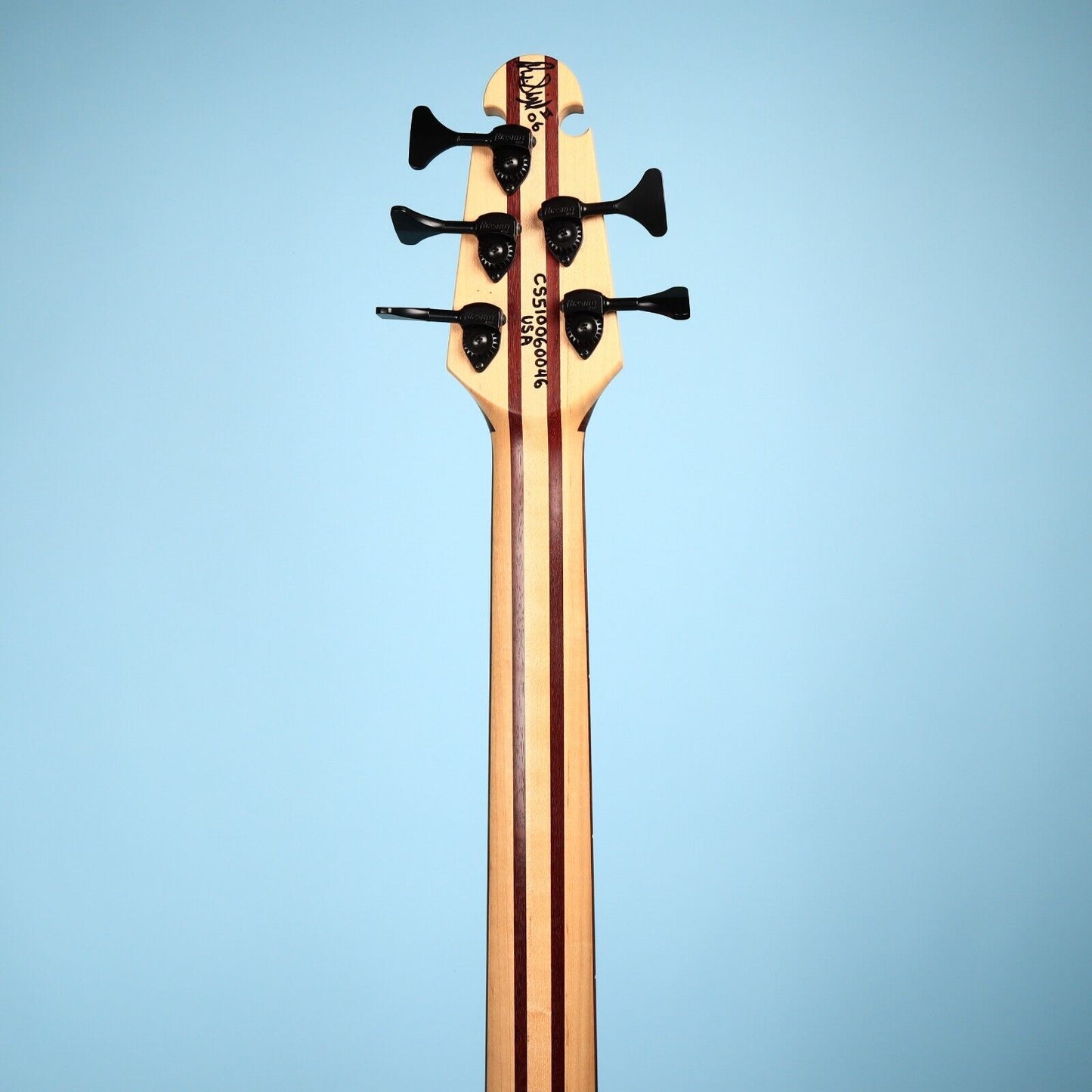 Skjold Exotic Custom Curly Walnut 5 String Bass Guitar