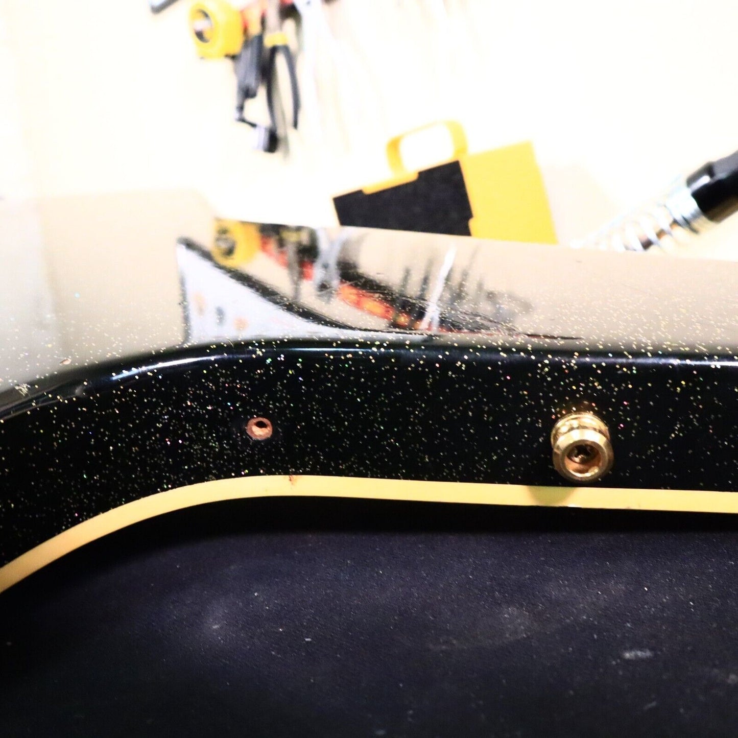 1982 Guild Nova X-82 Black Sparkle USA American Electric Guitar