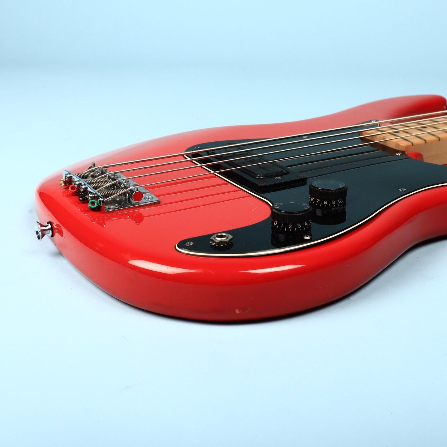1987 Peavey Patriot Electric Bass Red Guitar USA American