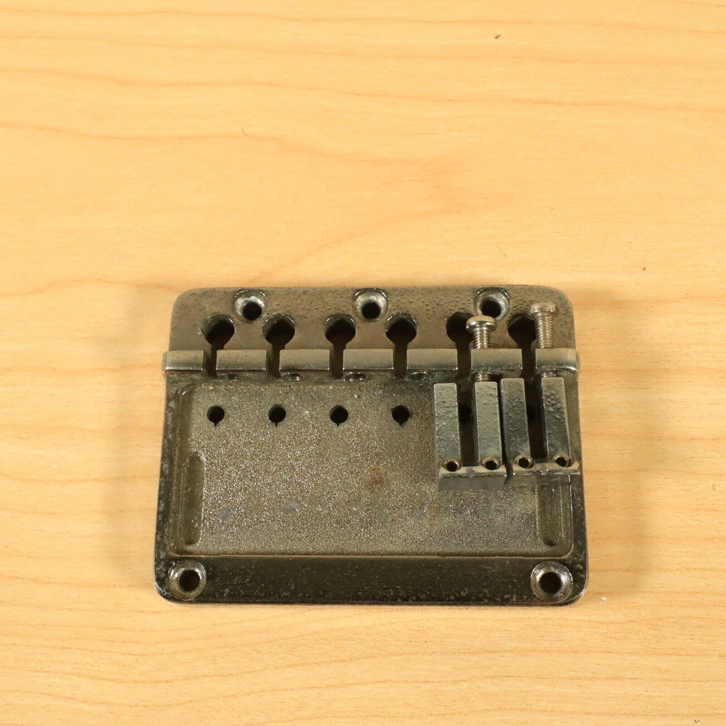 1980 Aria Pro II ZZ Guitar Recessed Bridge Plate Hardtail Vintage Part Japan