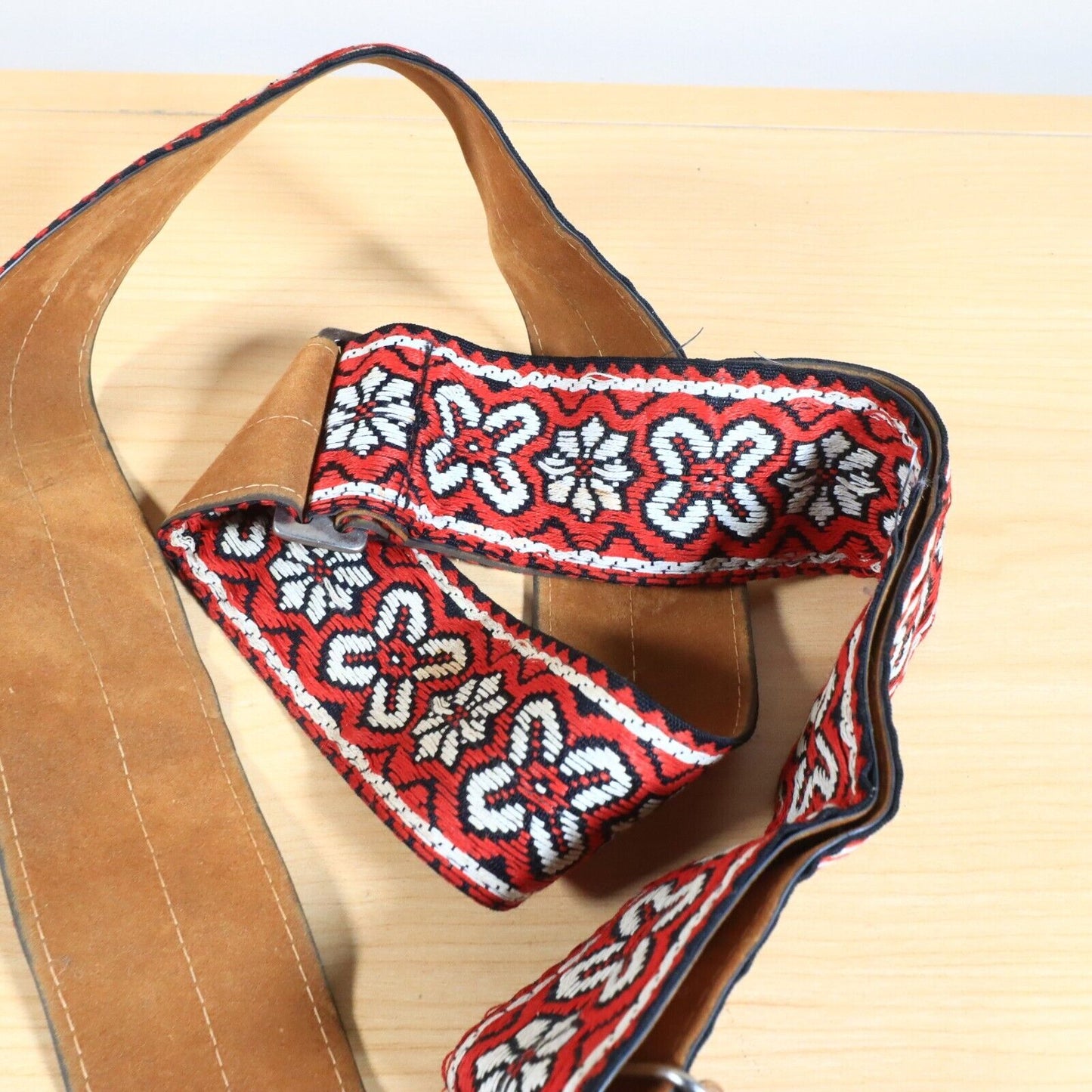 Vtg Kent Hippie Hootenanny Woven Guitar Strap Made in Japan