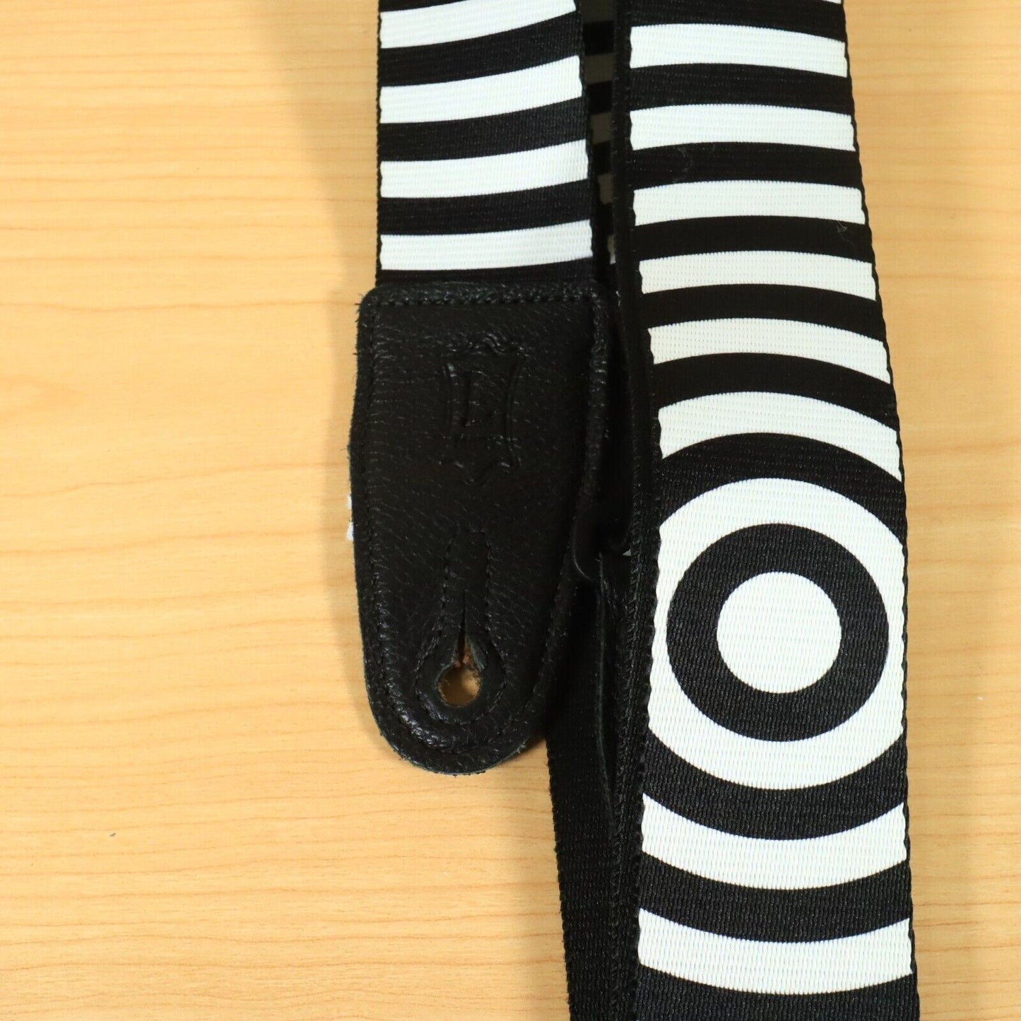 Levy's Leathers 2" Sonic-Art™ Polyester Guitar Strap, Genuine Leather Ends