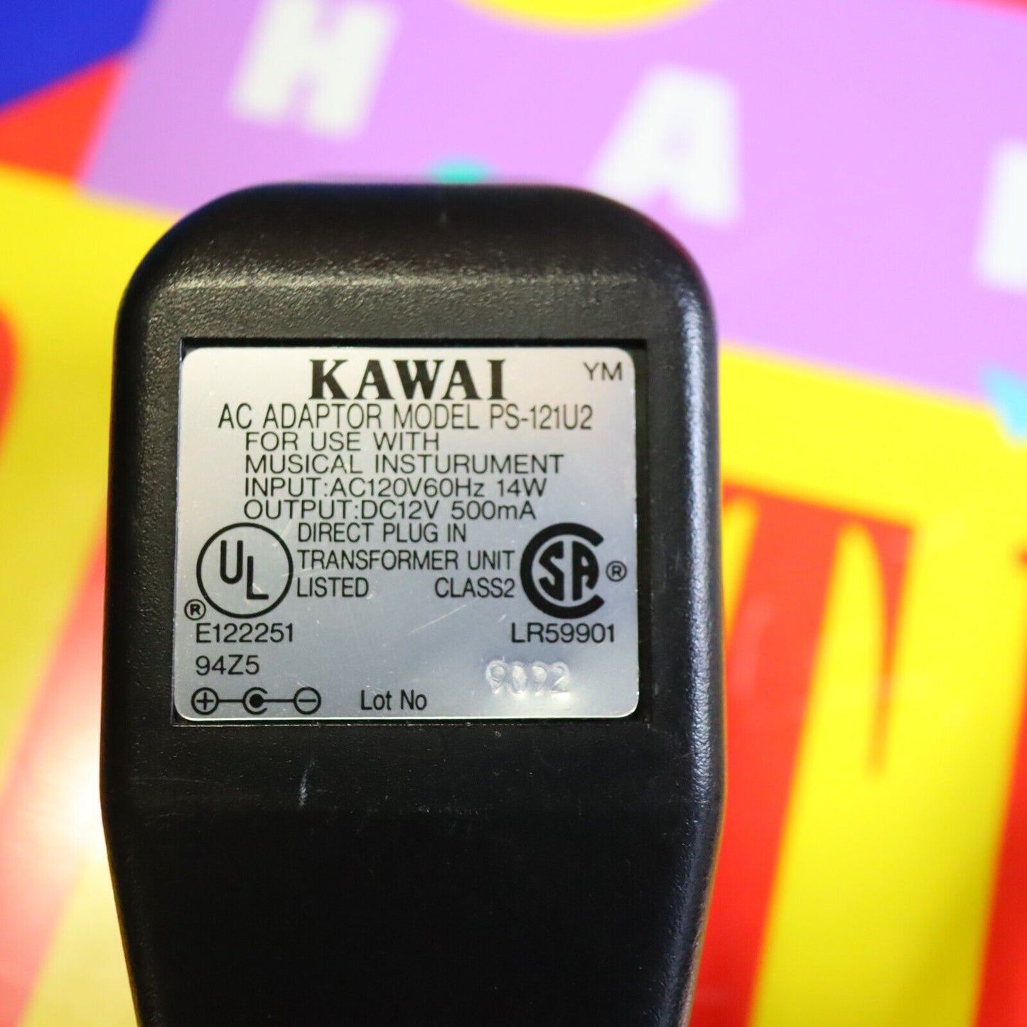 Kawai Keyboard Adapter PS-121U2 K4 Synth Original OEM Vintage Power Supply