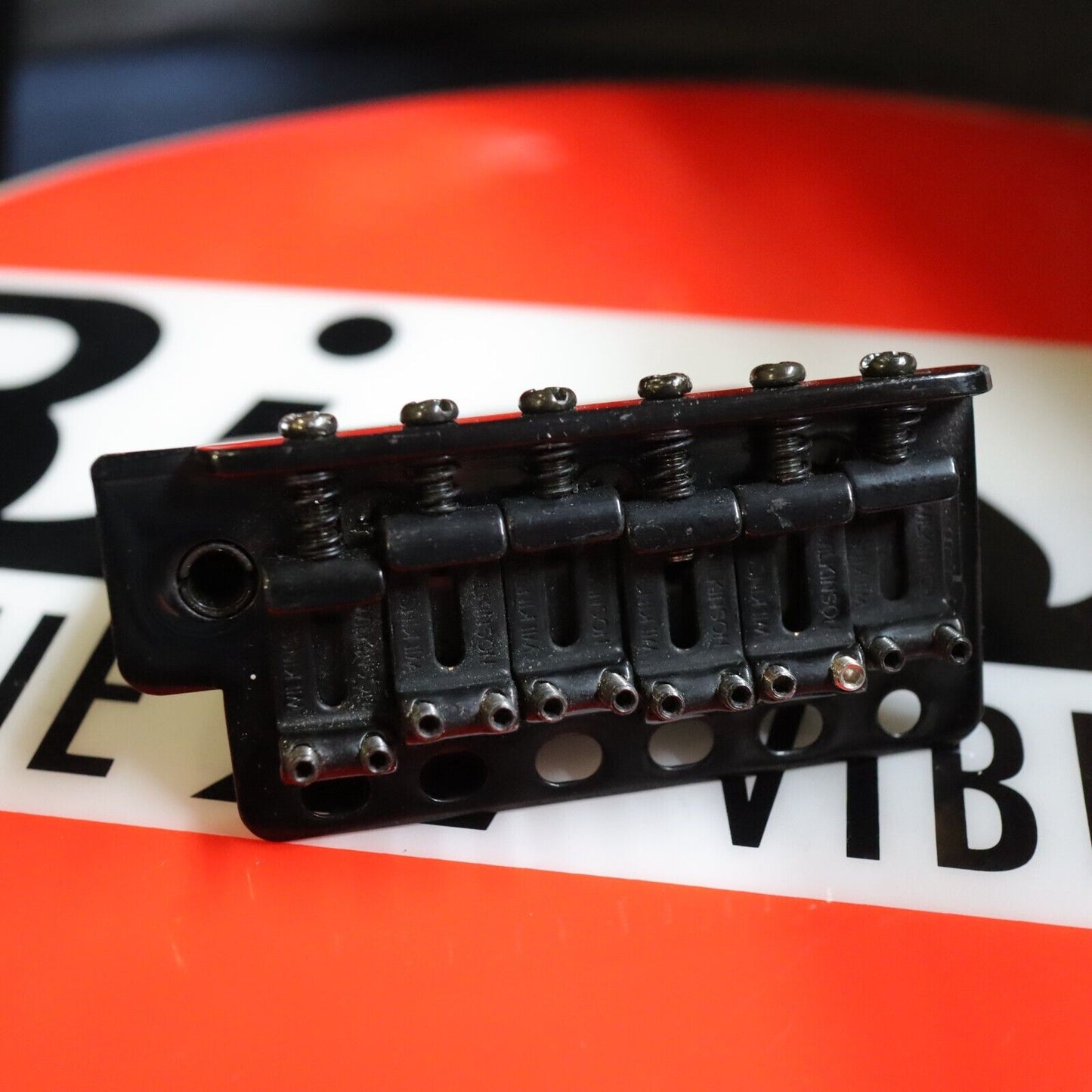 Wilkinson WVCSB Vintage Strat Tremolo Guitar Bridge - Black