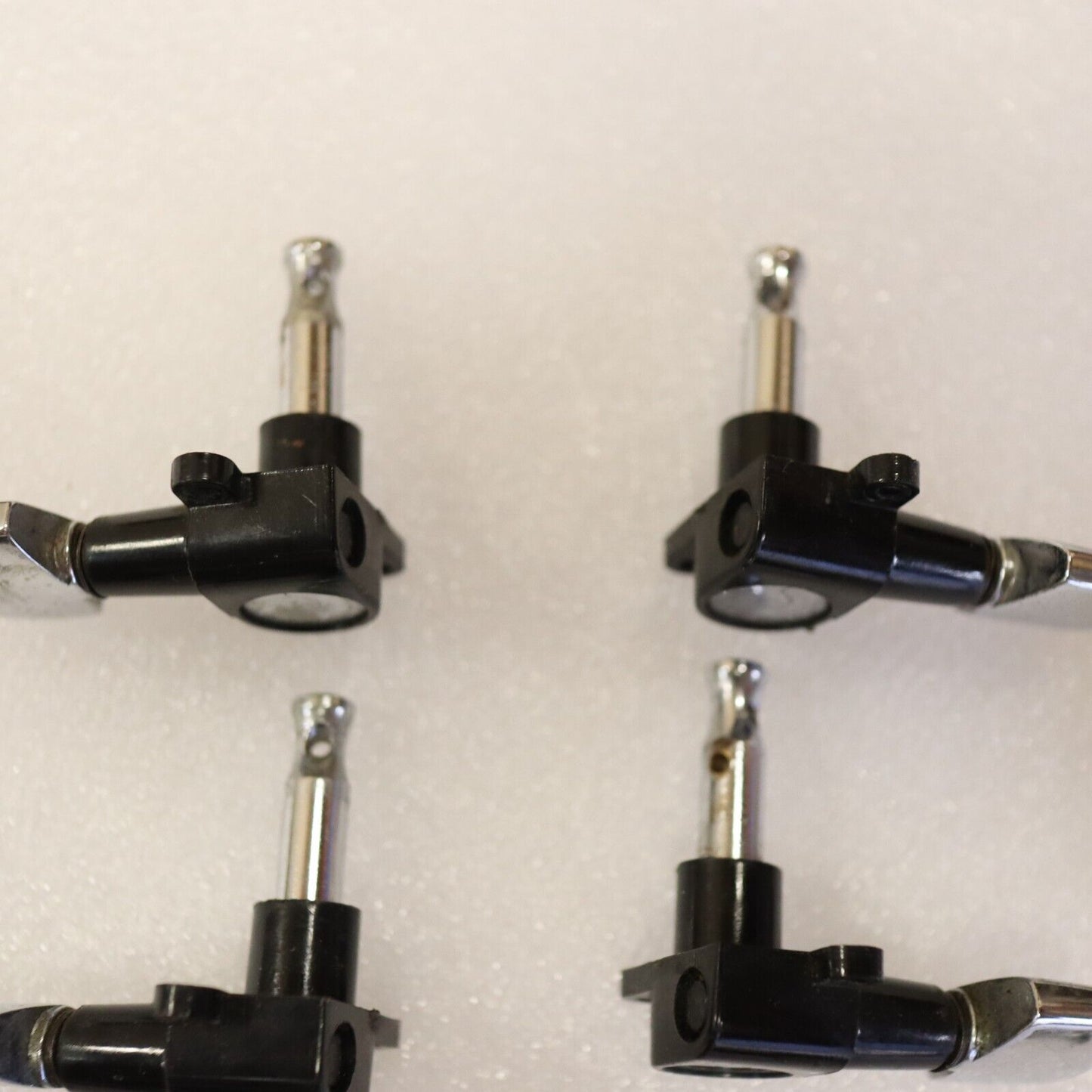 Rare Schaller Offset 3x3 Tuners Chrome Plastic Vintage 70's guitar W. Germany