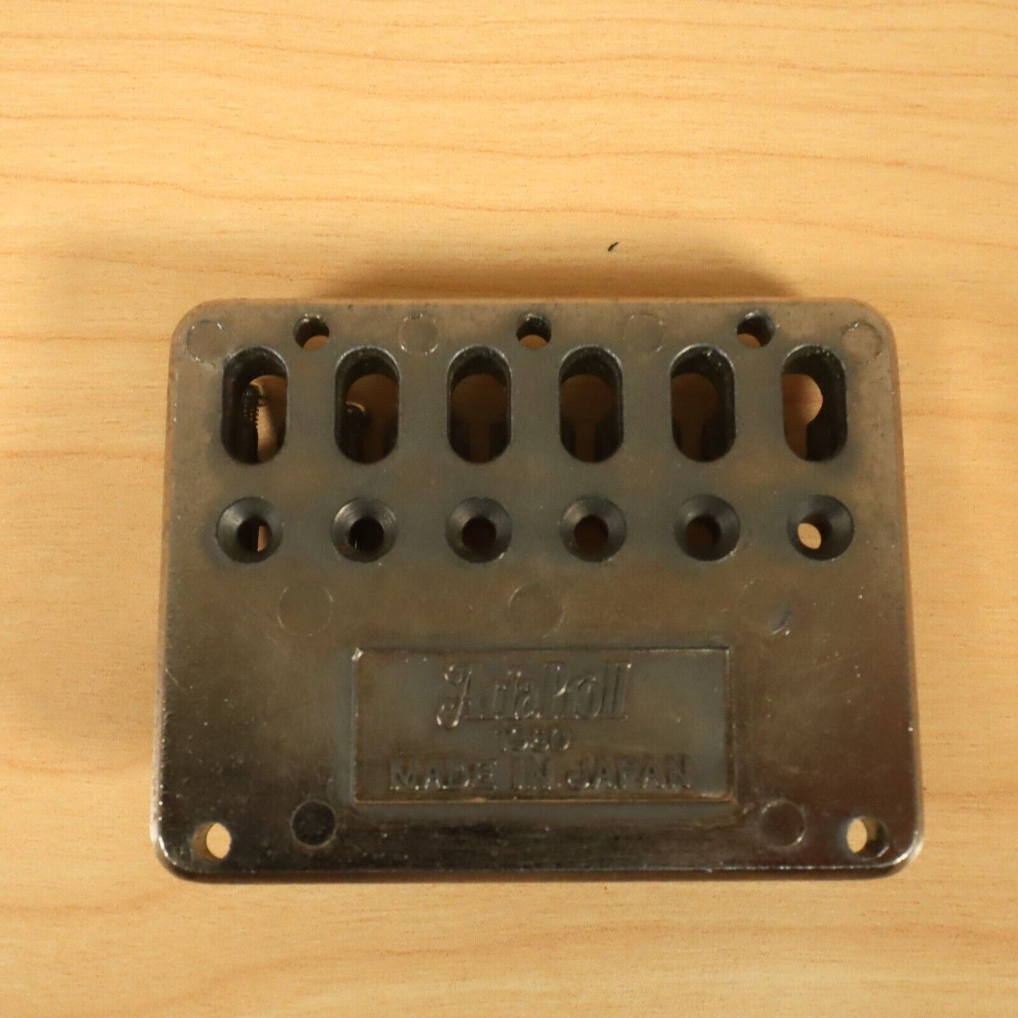 1980 Aria Pro II ZZ Guitar Recessed Bridge Plate Hardtail Vintage Part Japan