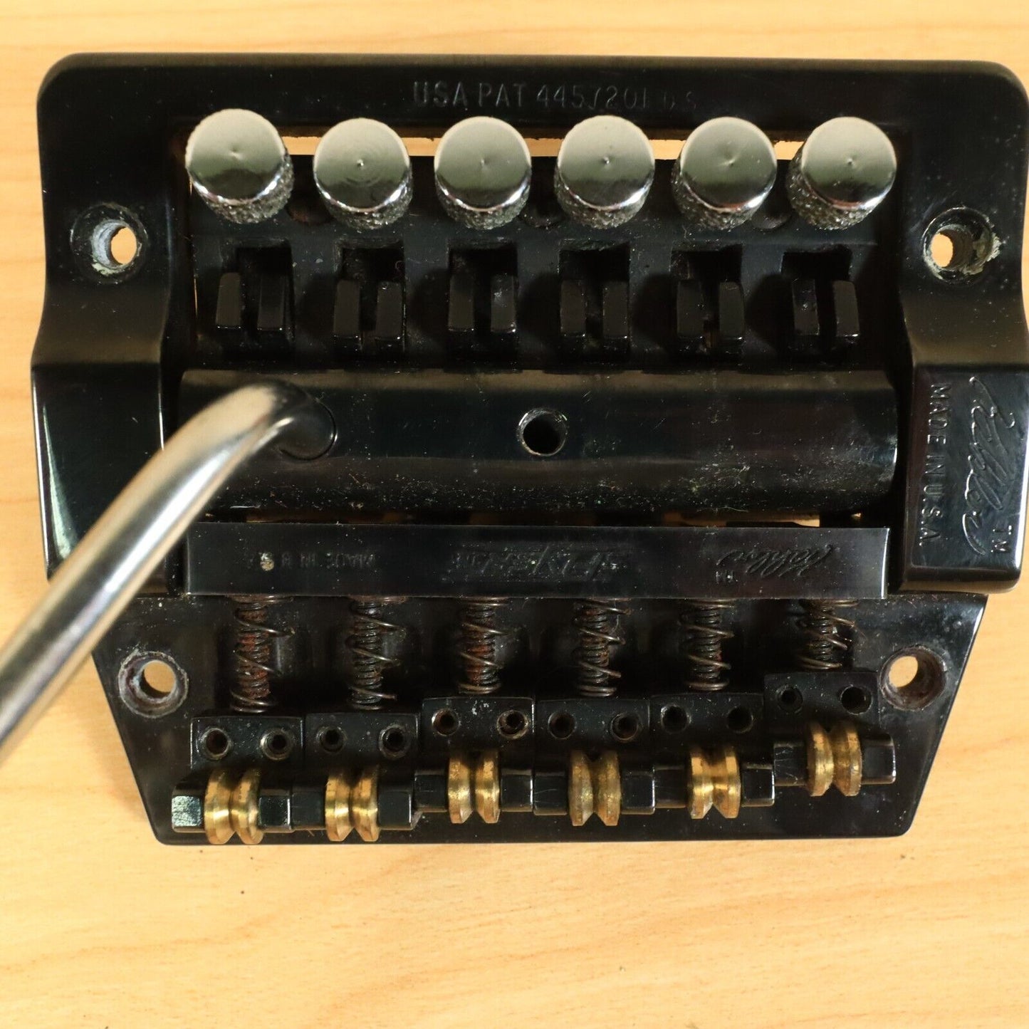 80’s Kahler 2300 Tremolo Bridge Vibrato Black Flyer USA American Black