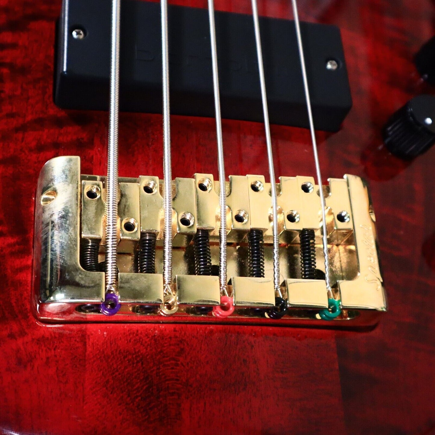 Spector Euro 5 LX 5-String Bass Guitar – Black Cherry Gloss
