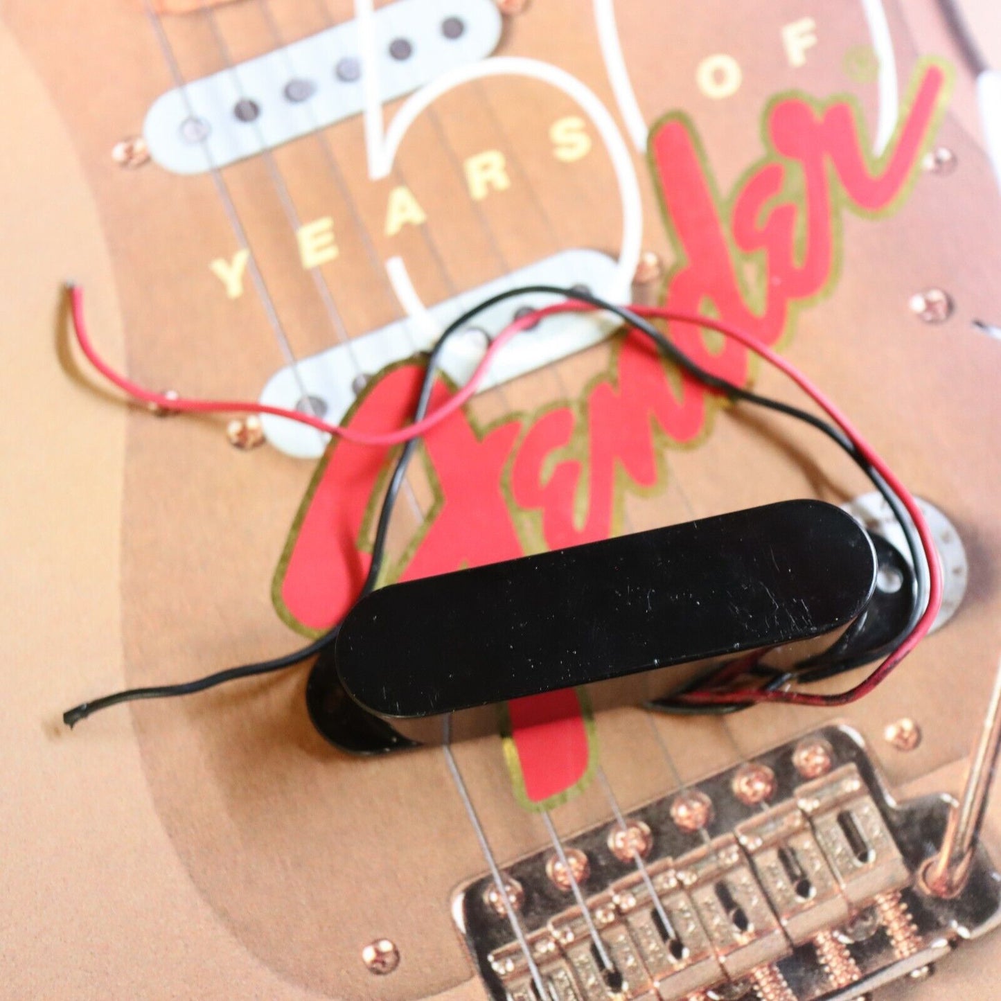 Fender James Burton Lace Sensor Tele Pickup Black Guitar USA American 10.68ohms