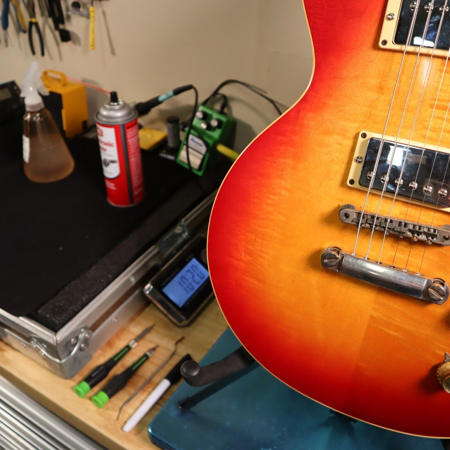 1973 Gibson Les Paul Vintage Standard Conversion Pancake Deluxe Electric Guitar