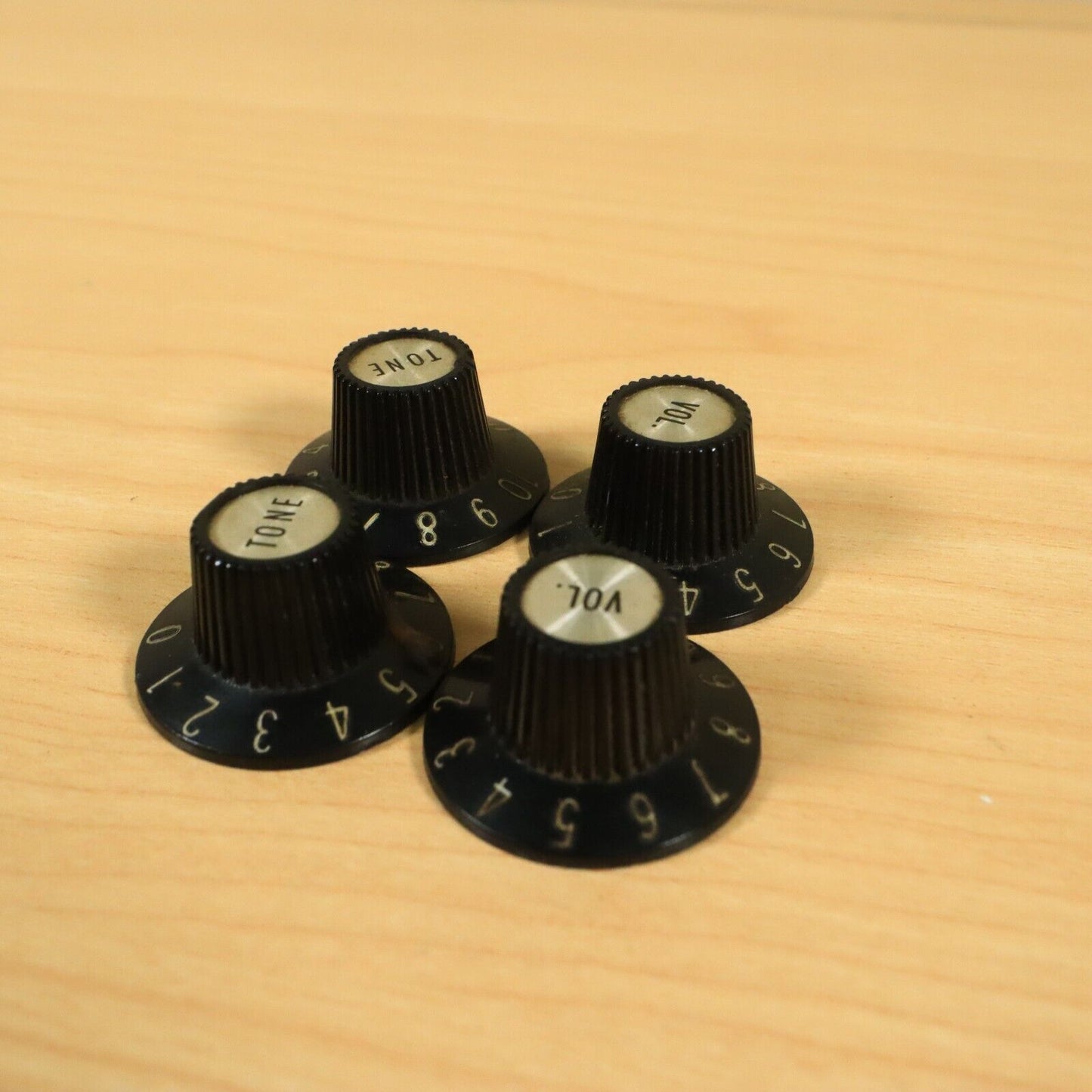 Original 1968 Epiphone Riviera 12-String E360TD-12 Gibson Witch Hat Knobs Set