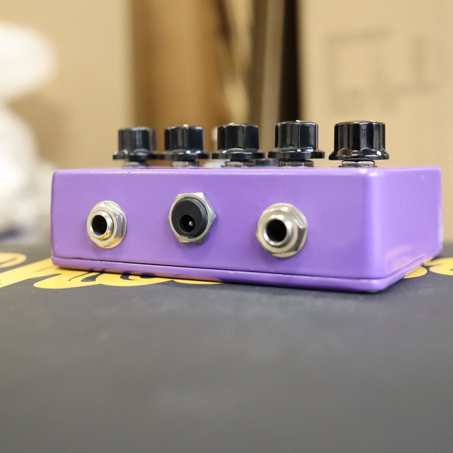 2008 V1 SubDecay Quasar Phase Shifter Guitar Purple USA Made Pedal Hand Signed