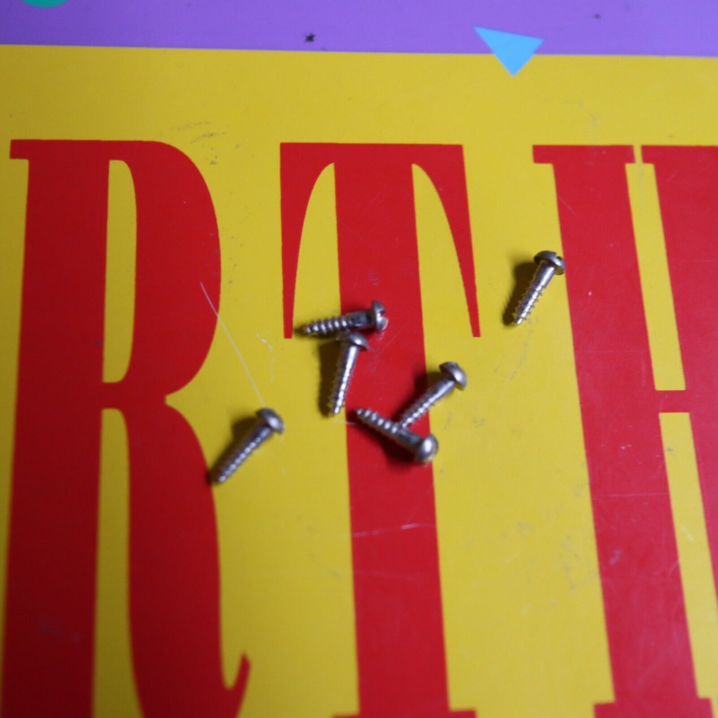(6) Vintage 1953 Gibson Kluson Deluxe Slotted Tuners Screws 1950's